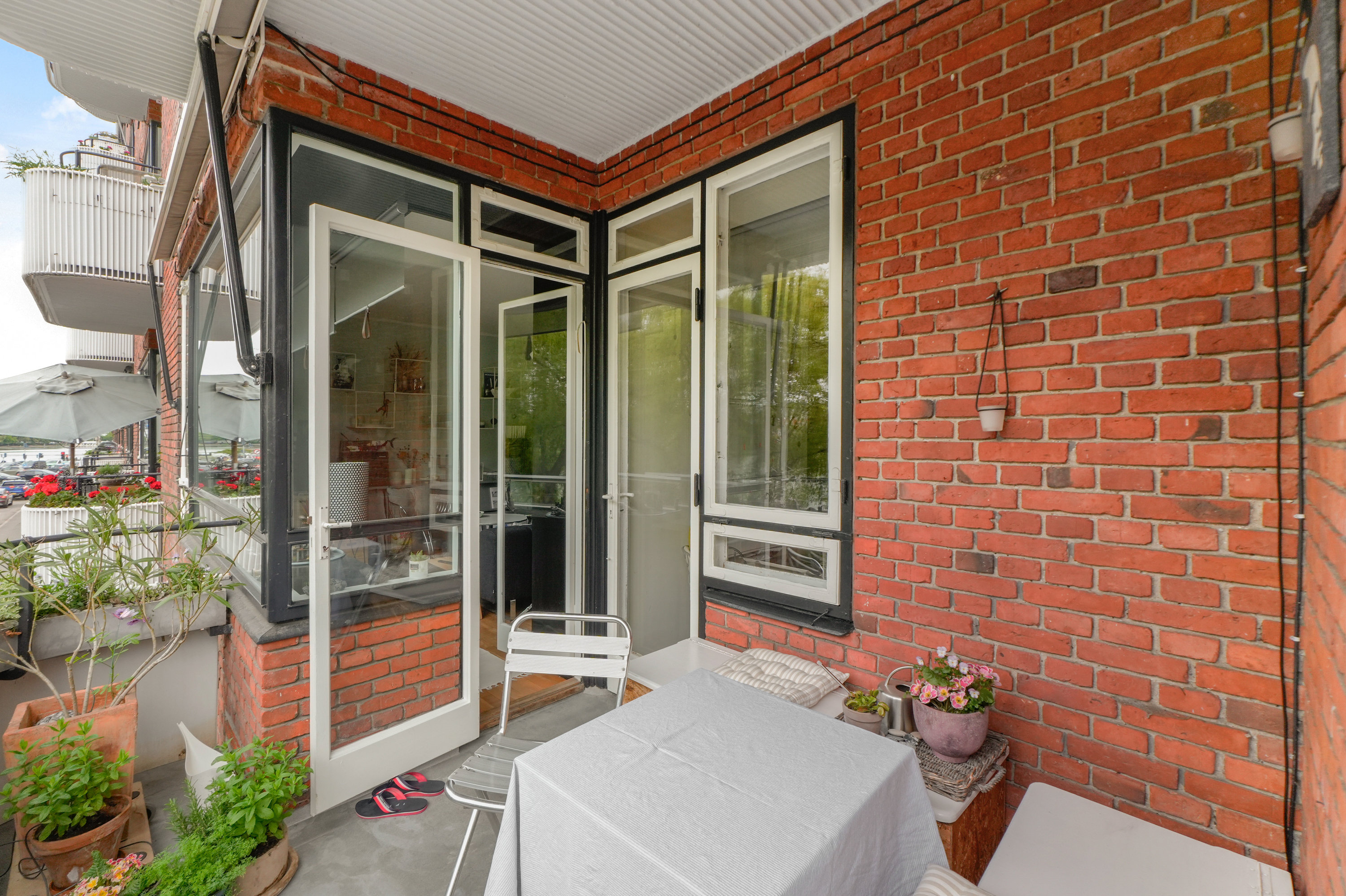 Fremhævet terrasse billede i fuldskærmstilstand. Billede af Vester Søgade 68, 1. th., 1601 København V