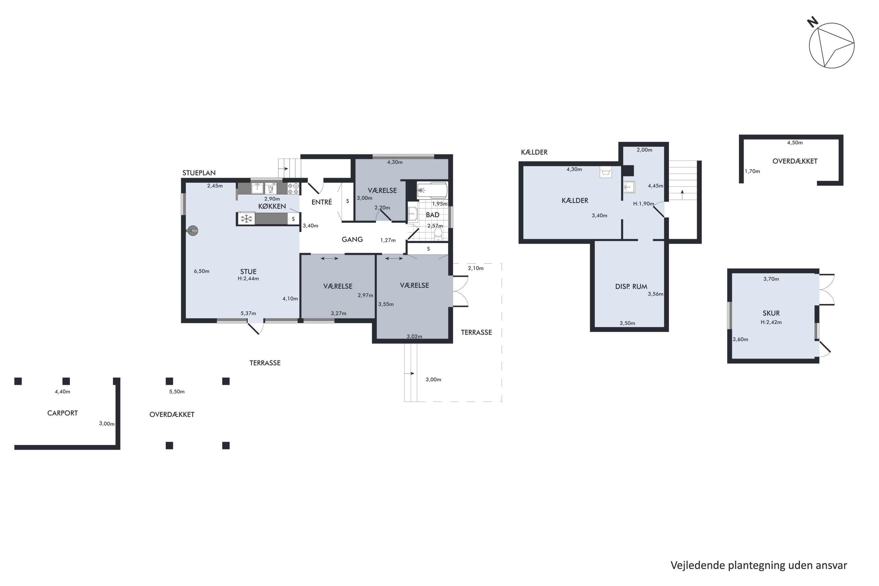 Plantegninger billede af Menuetvej 13, 2730 Herlev