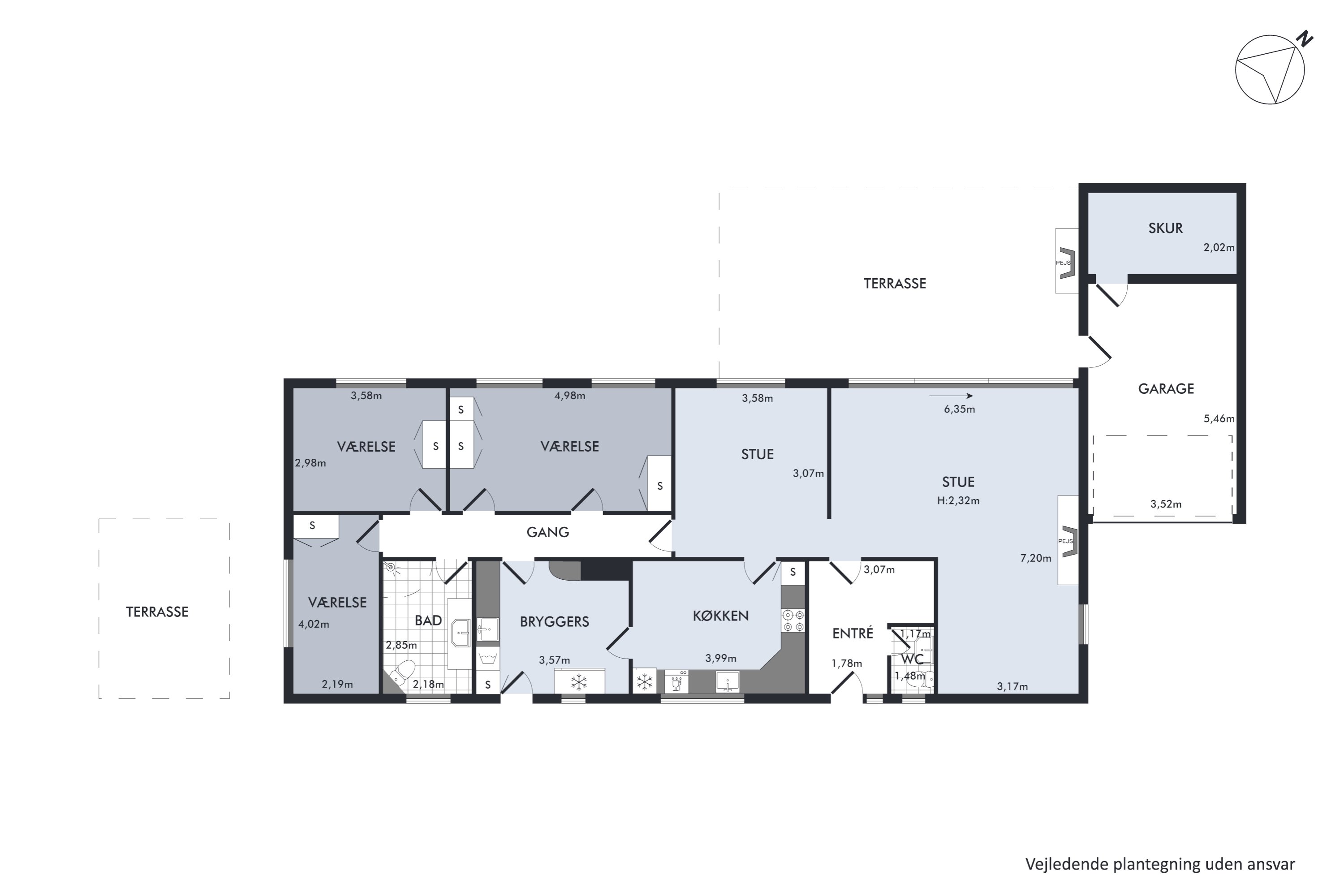 Plantegninger billede af Kronhjortløkken 198, Korup, 5210 Odense NV