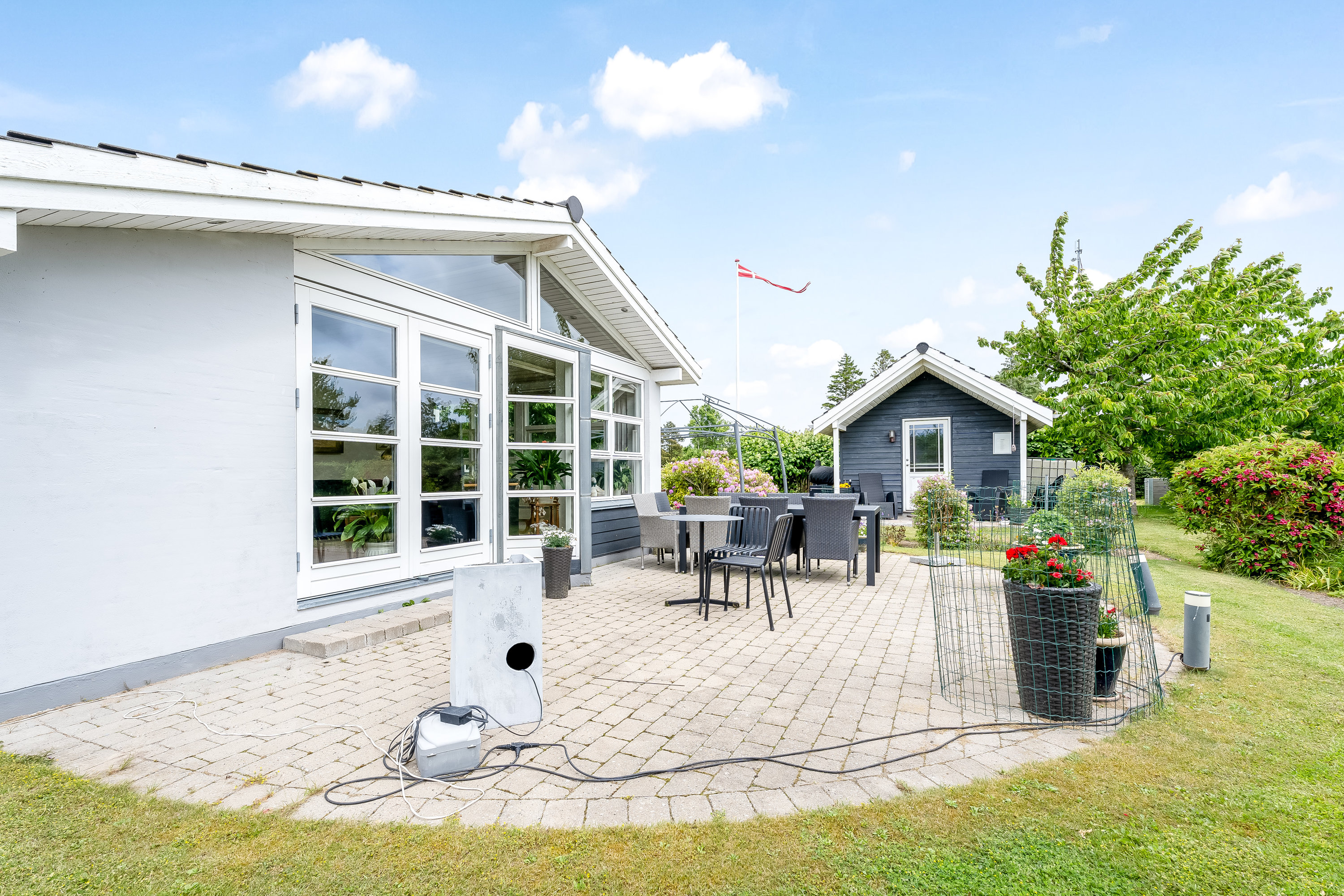 Fremhævet terrasse billede i fuldskærmstilstand. Billede af Stubbegårdsparken 29, 4900 Nakskov