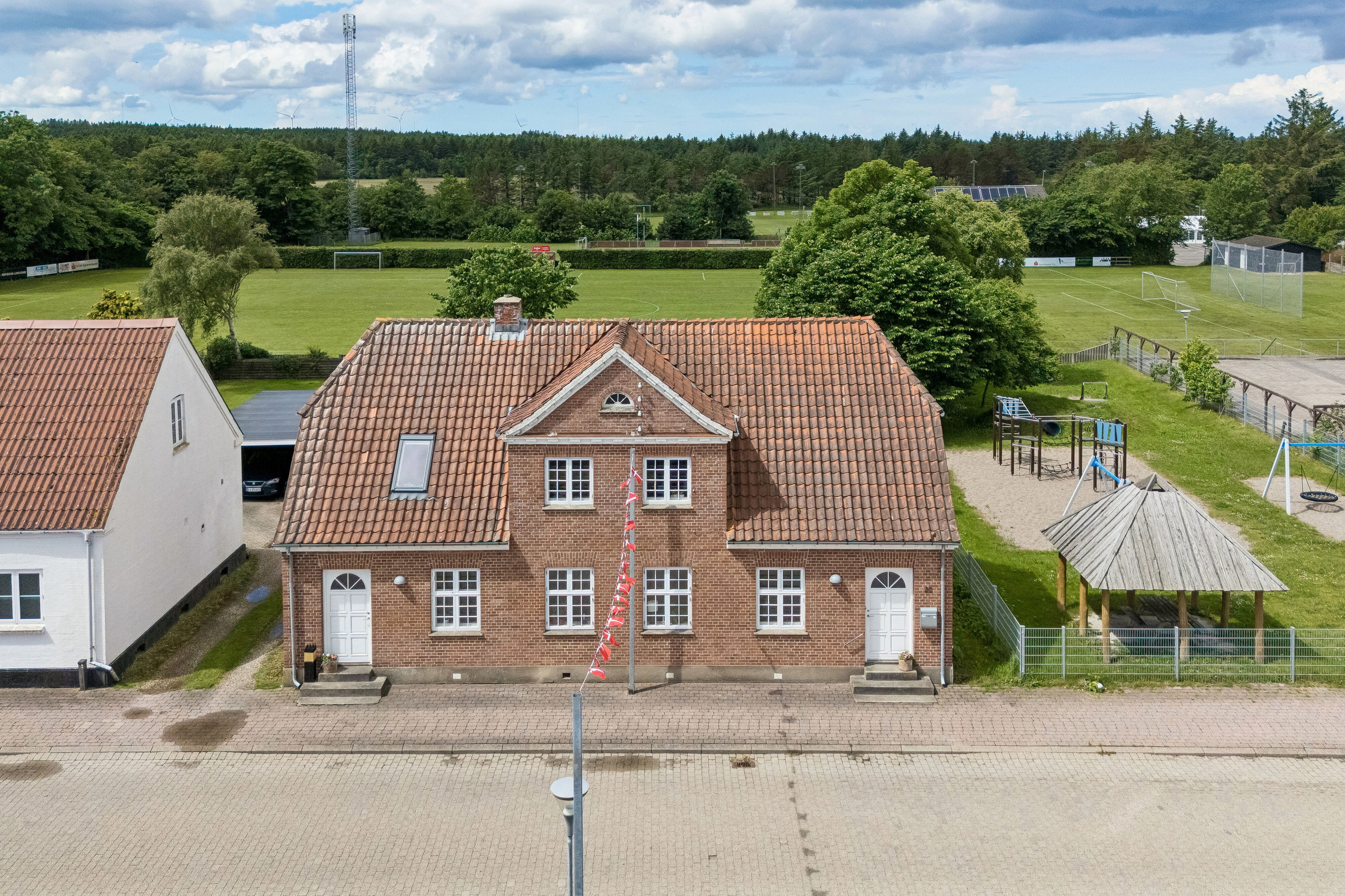Villa: Set fra vejen på Søndergade 22, 7741 Frøstrup