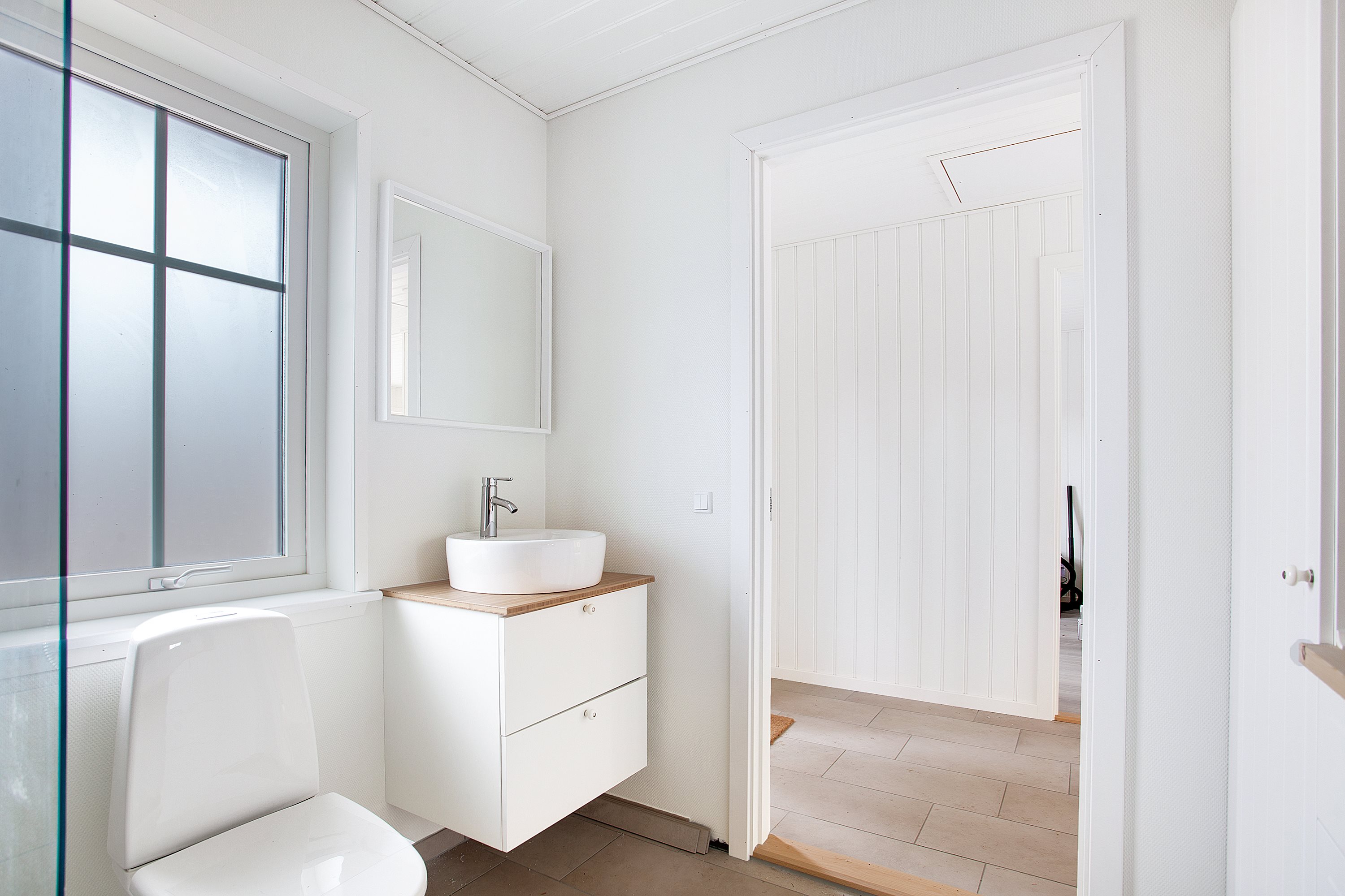 Fremhævet badeværelse billede i fuldskærmstilstand. Billede af Banstensvejen 84, Nordmarken, 9940 Læsø