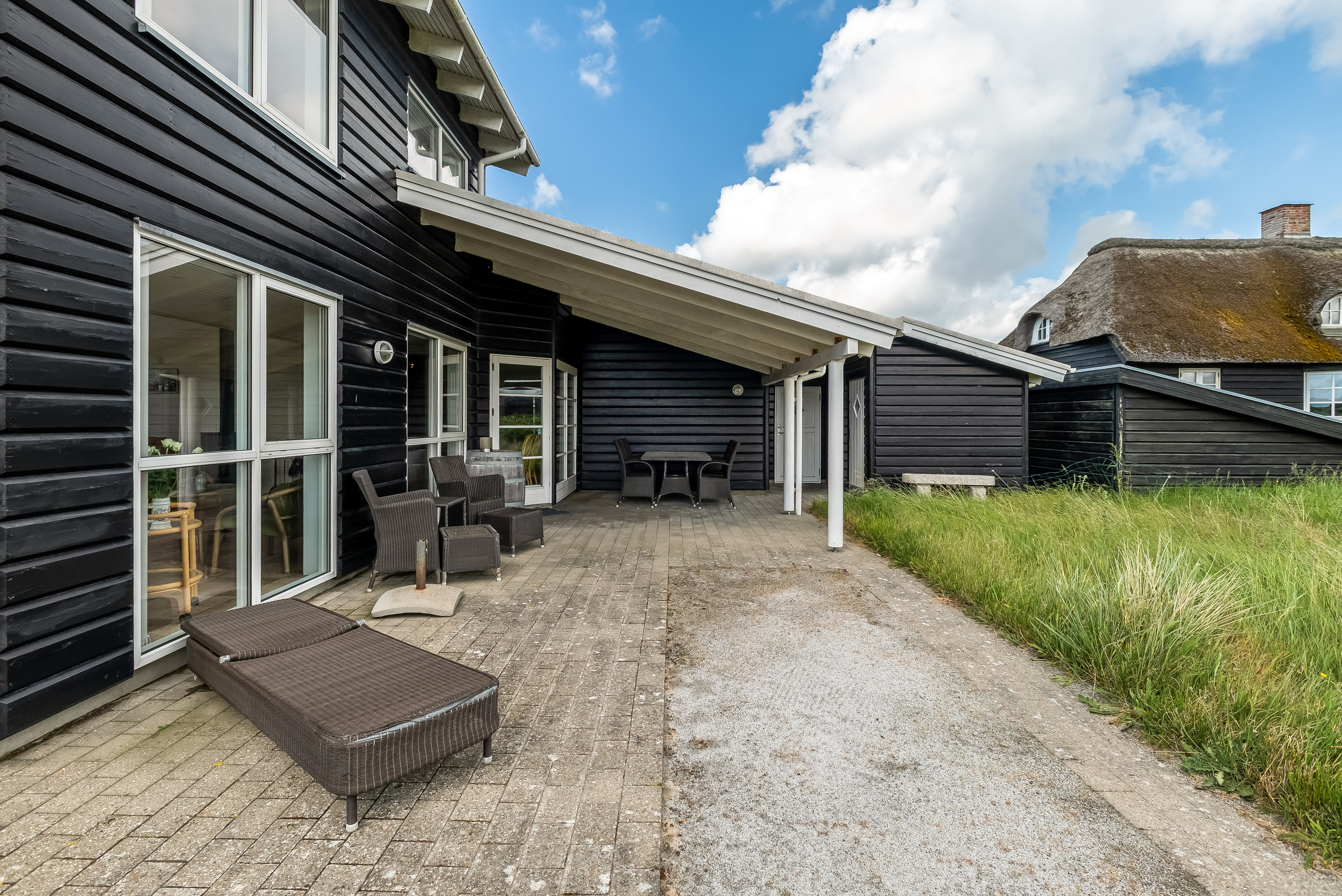 Fremhævet terrasse billede i fuldskærmstilstand. Billede af Lodbergsvej 163, Søndervig, 6950 Ringkøbing