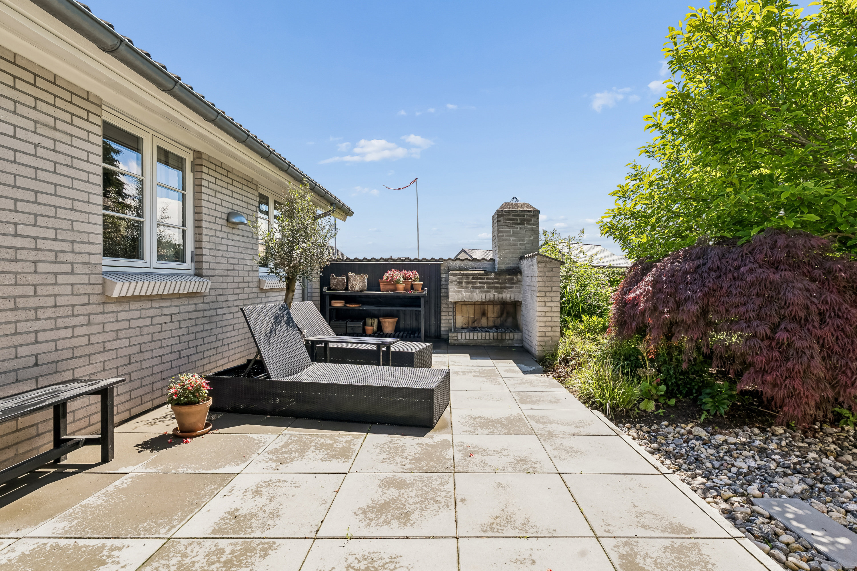 Miniaturebillede 1: terrasse. Billede af Præstelunden 20, 8722 Hedensted