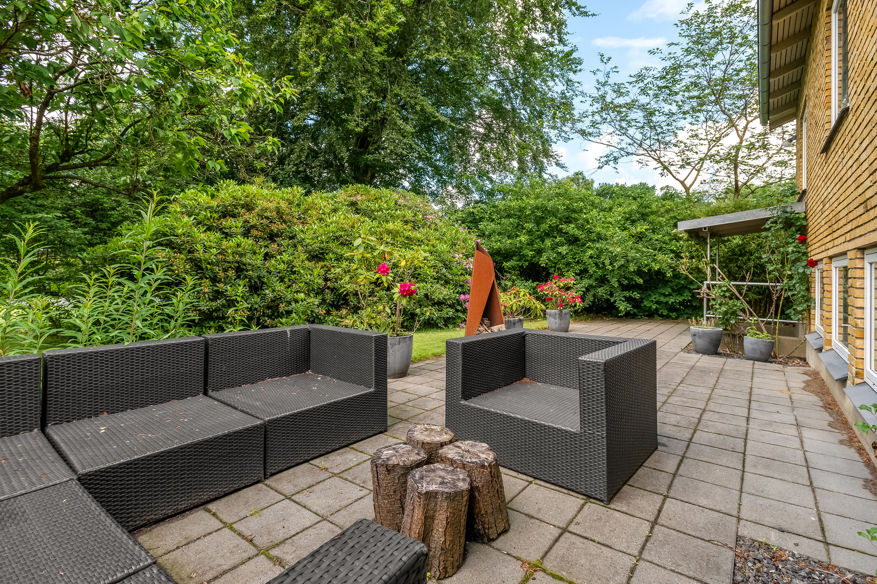 Fremhævet terrasse billede i fuldskærmstilstand. Billede af Snerlevej 9, 7500 Holstebro