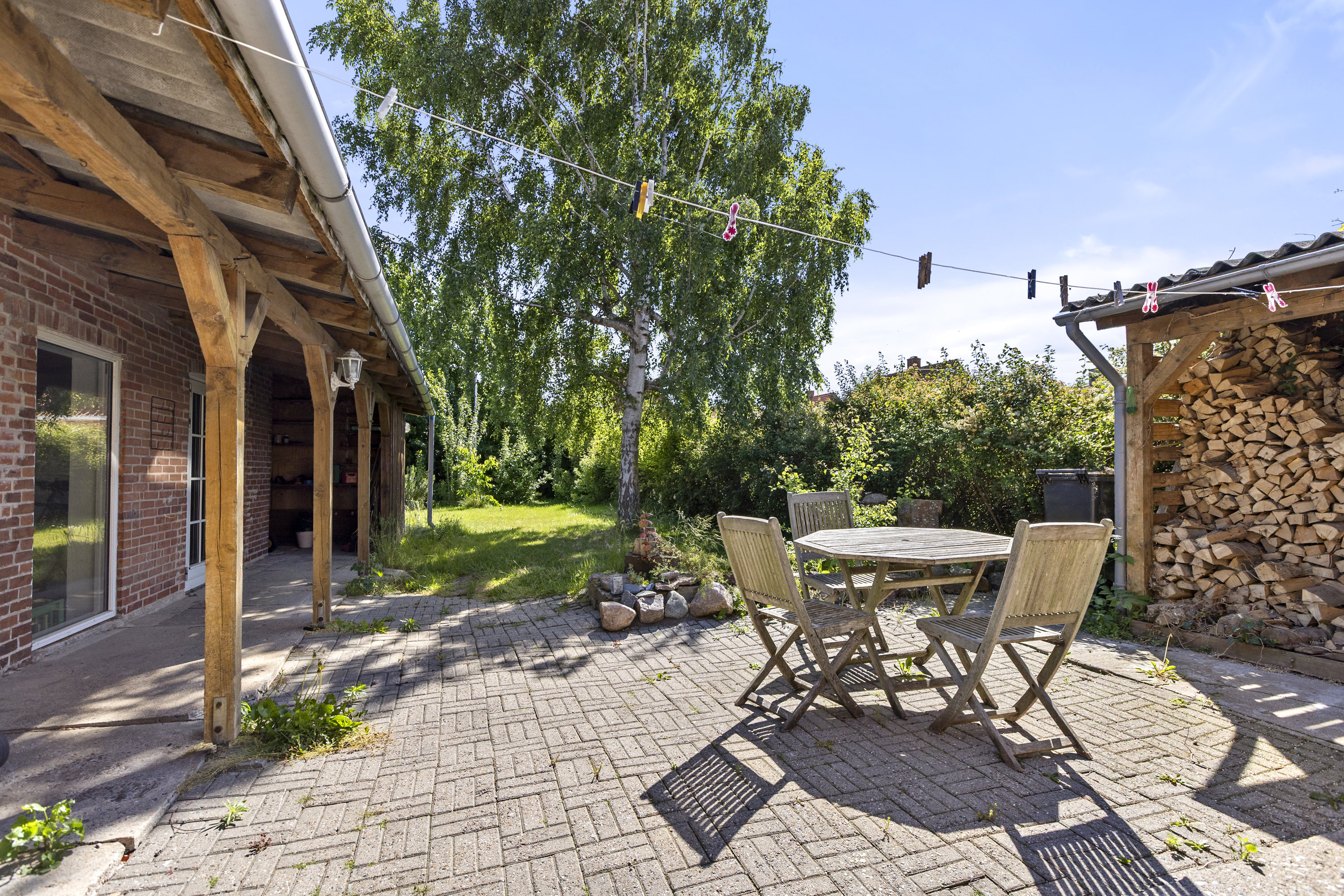Fremhævet terrasse billede i fuldskærmstilstand. Billede af Engvej 16, 4220 Korsør