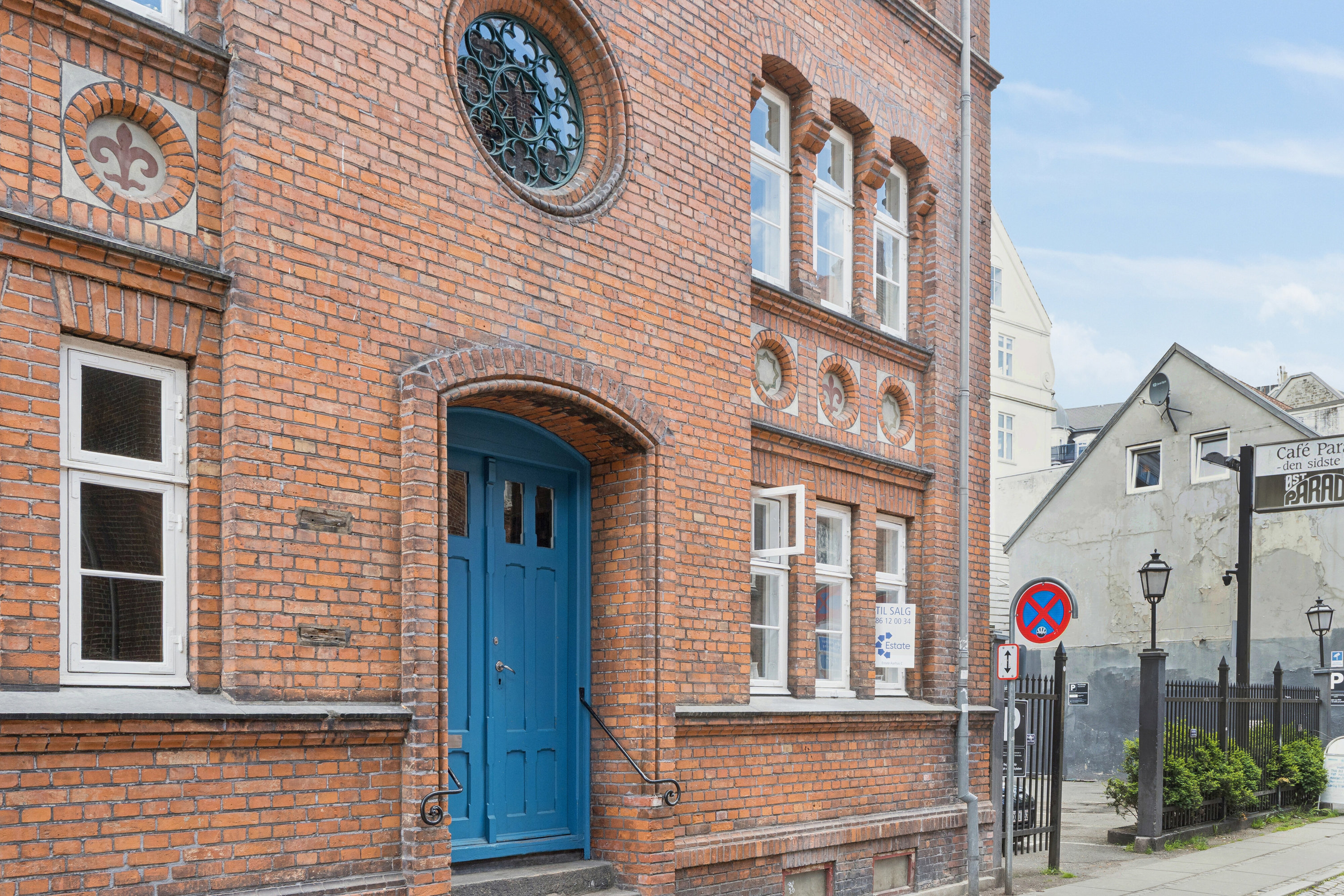 Fremhævet facade billede i fuldskærmstilstand. Billede af Paradisgade 7, st. th., 8000 Aarhus C