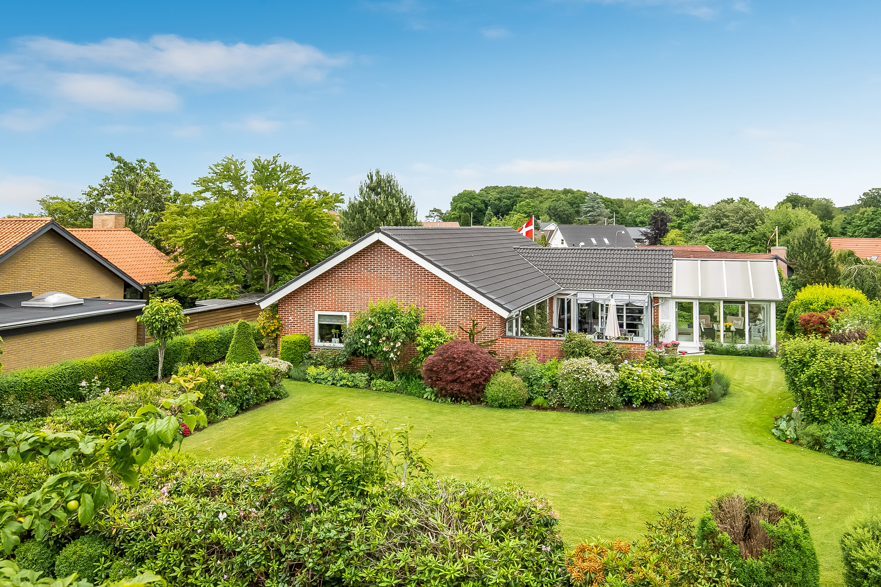 Villa: Mastefoto på Badevænget 5, 7100 Vejle