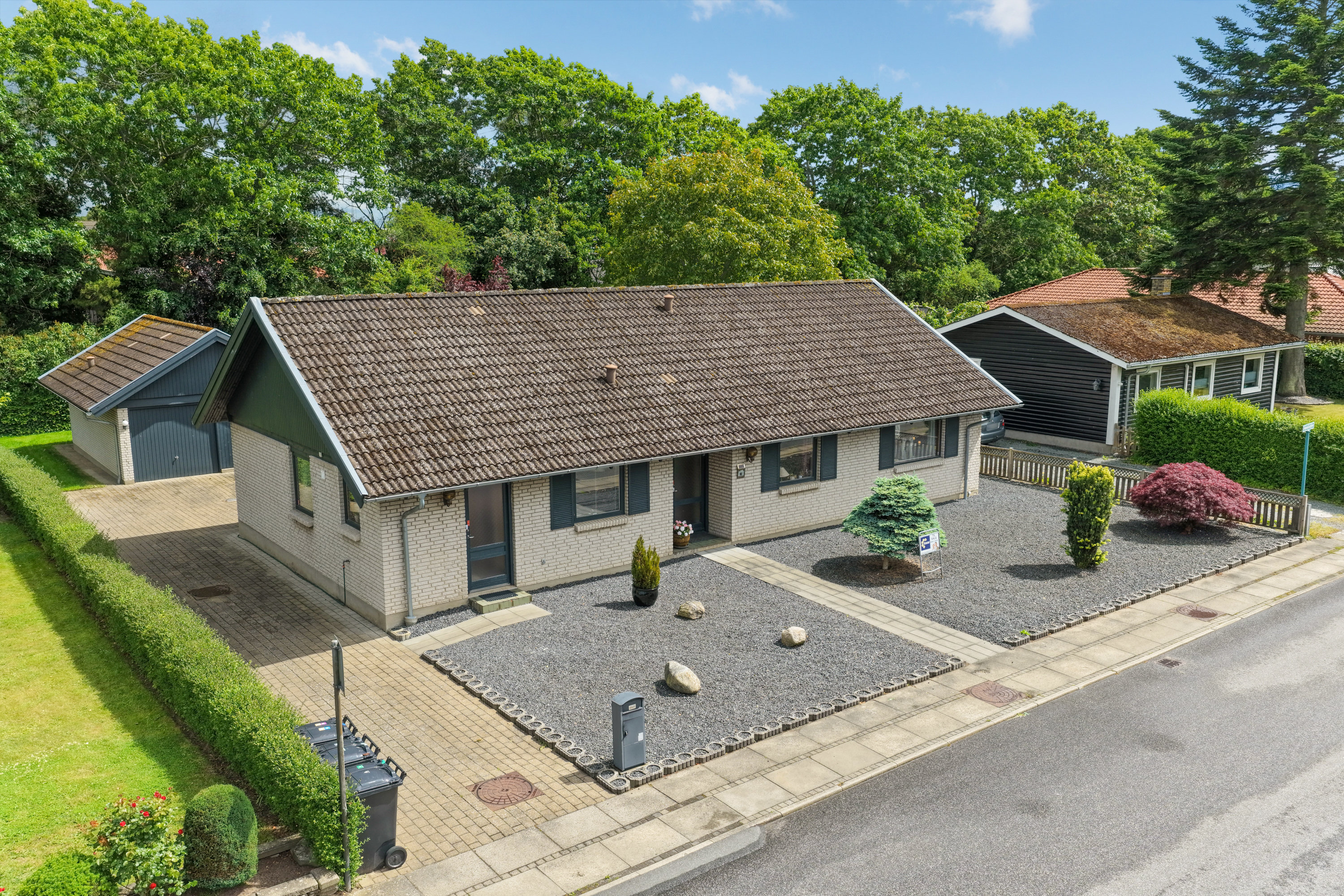 Villa: Facade på Havelodden 16, 5500 Middelfart