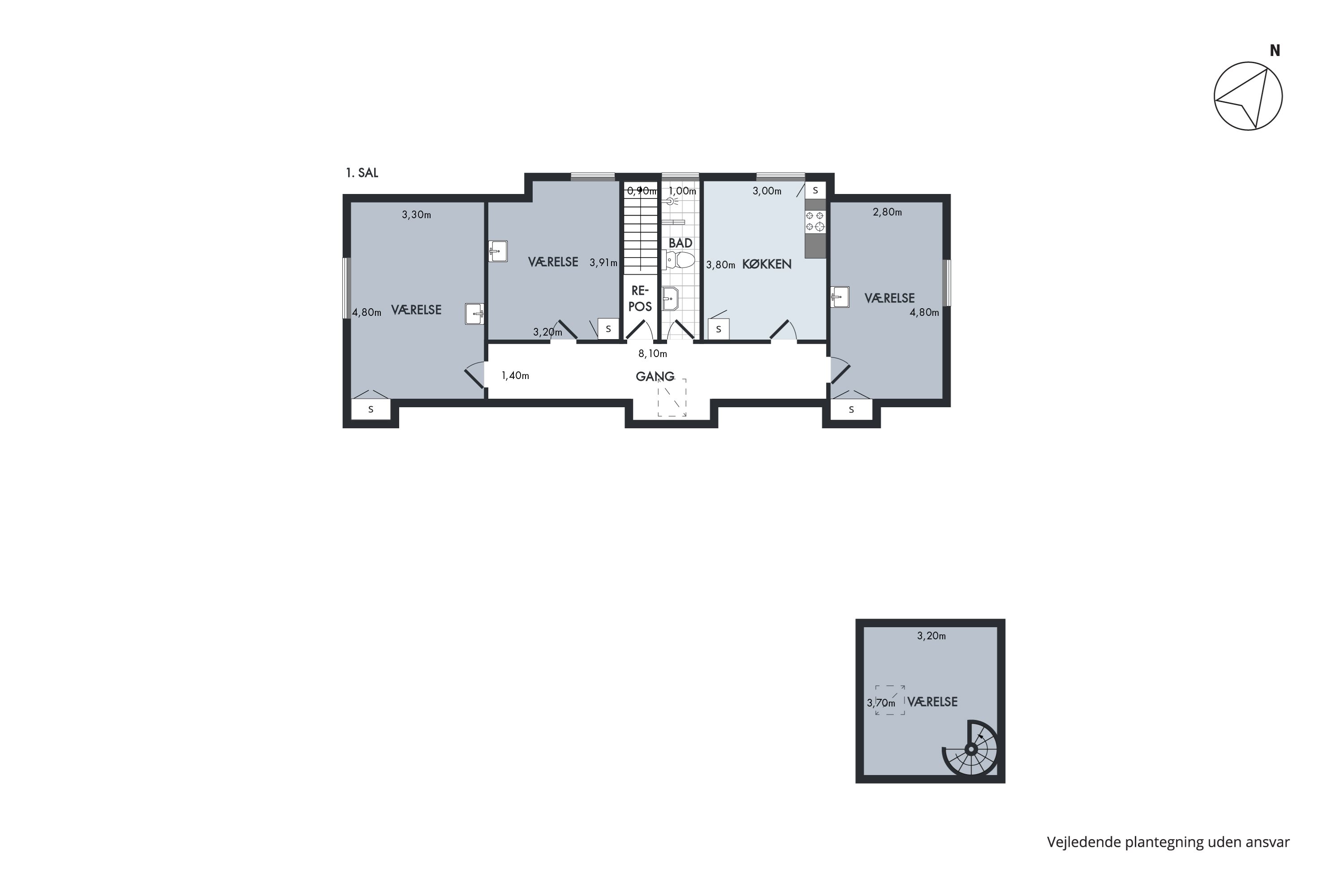 Plantegninger billede af Plantagevej 8, Vesterø Havn, 9940 Læsø