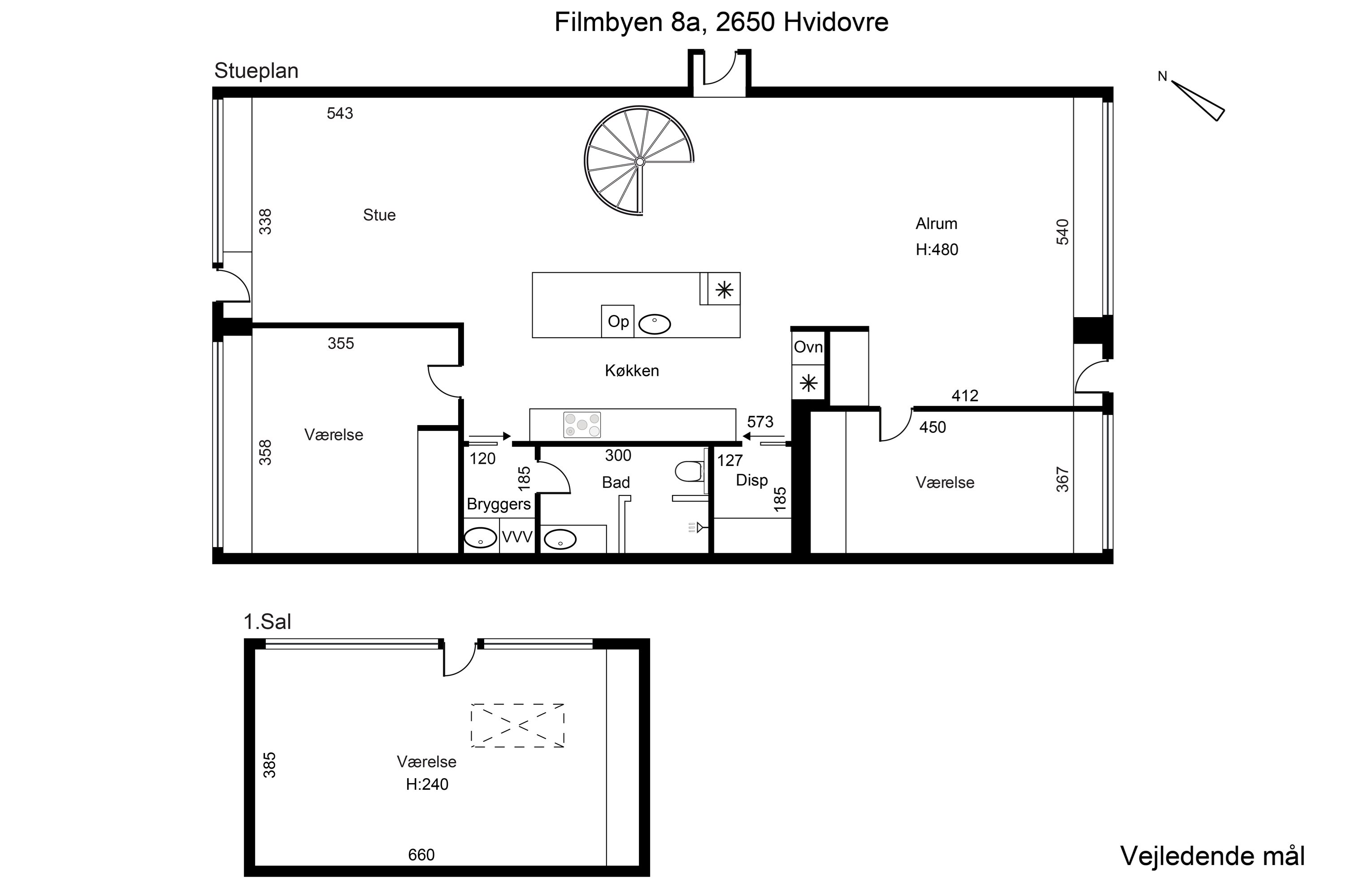 Plantegninger billede af Filmbyen 8A, 2650 Hvidovre