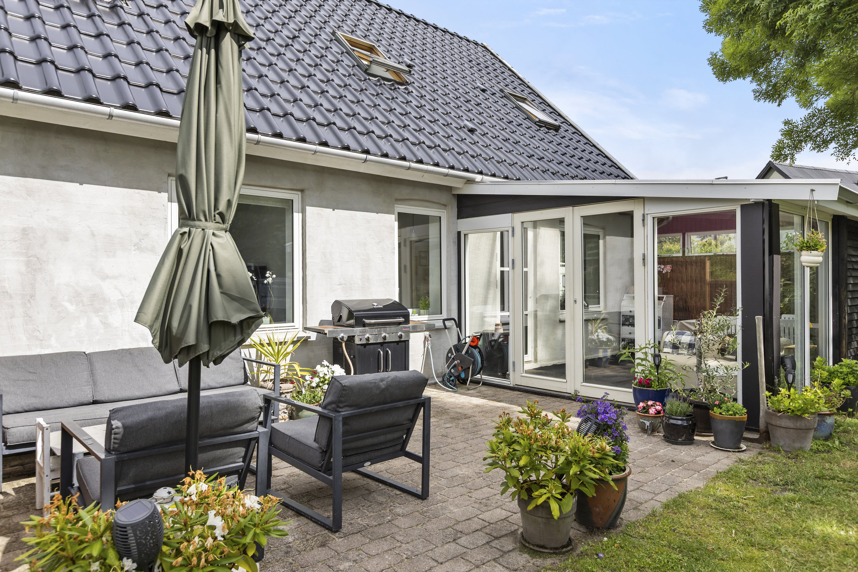 Fremhævet terrasse billede i fuldskærmstilstand. Billede af Korsørvej 67, 4200 Slagelse