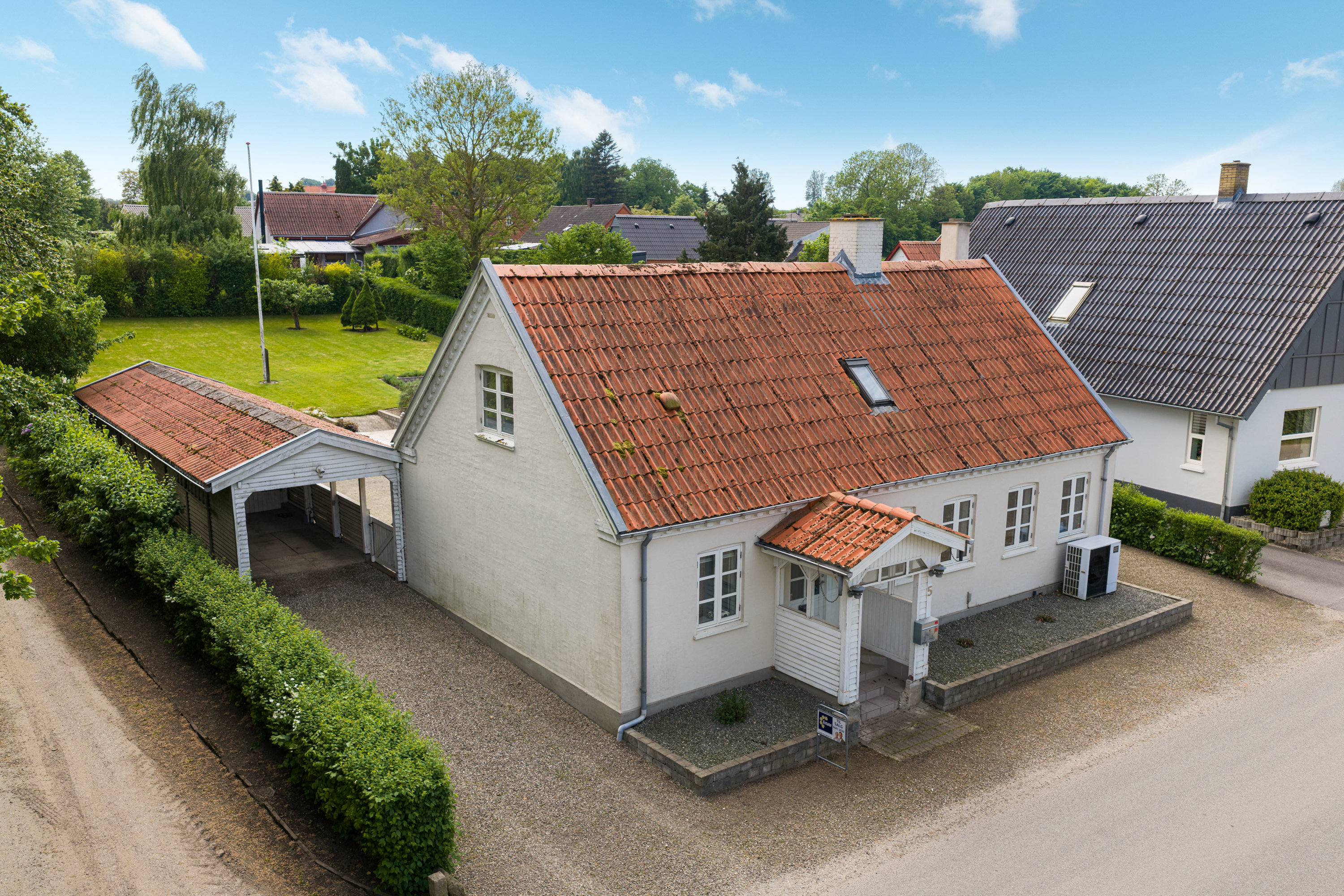 Villa: Facade på Bues Gyde 5, Bubbel, 5592 Ejby