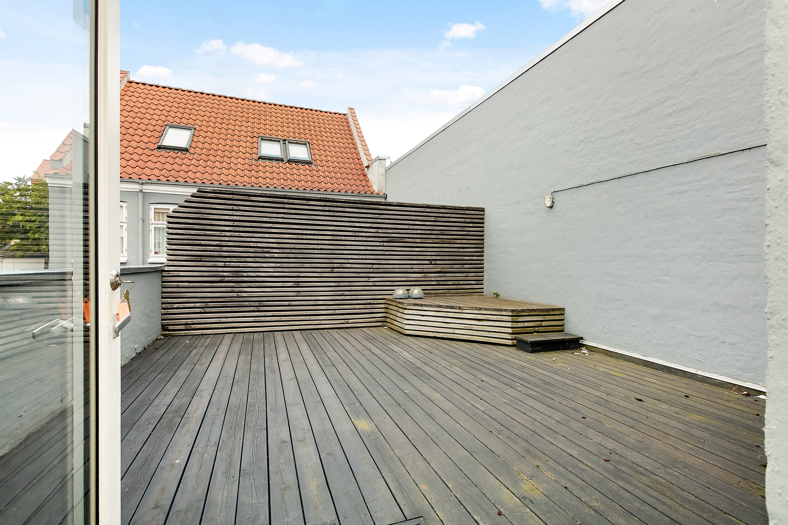 Fremhævet terrasse billede i fuldskærmstilstand. Billede af Smedegade 72A, 1., Midtbyen, 8700 Horsens