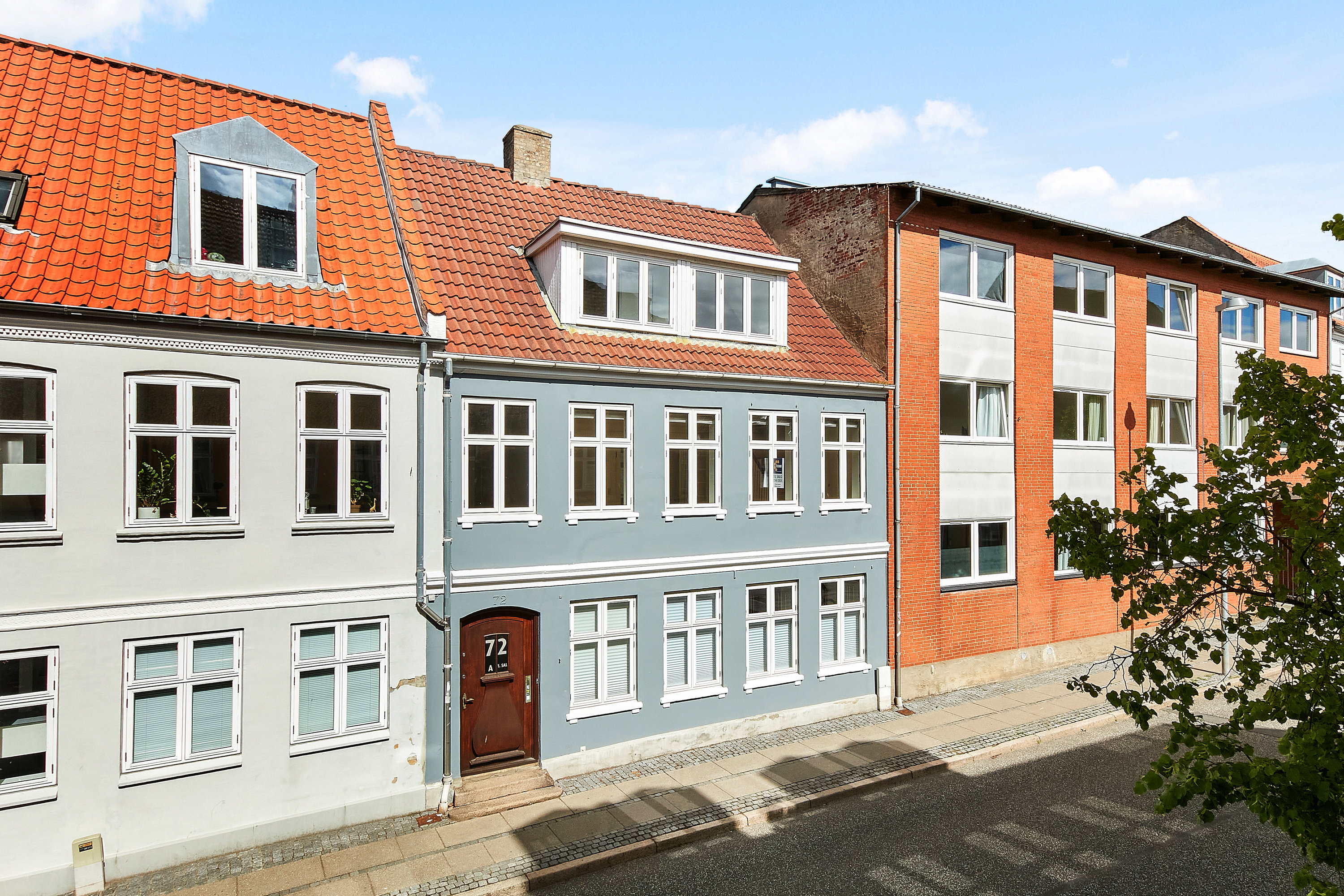 Fremhævet facade billede i fuldskærmstilstand. Billede af Smedegade 72A, 1., Midtbyen, 8700 Horsens