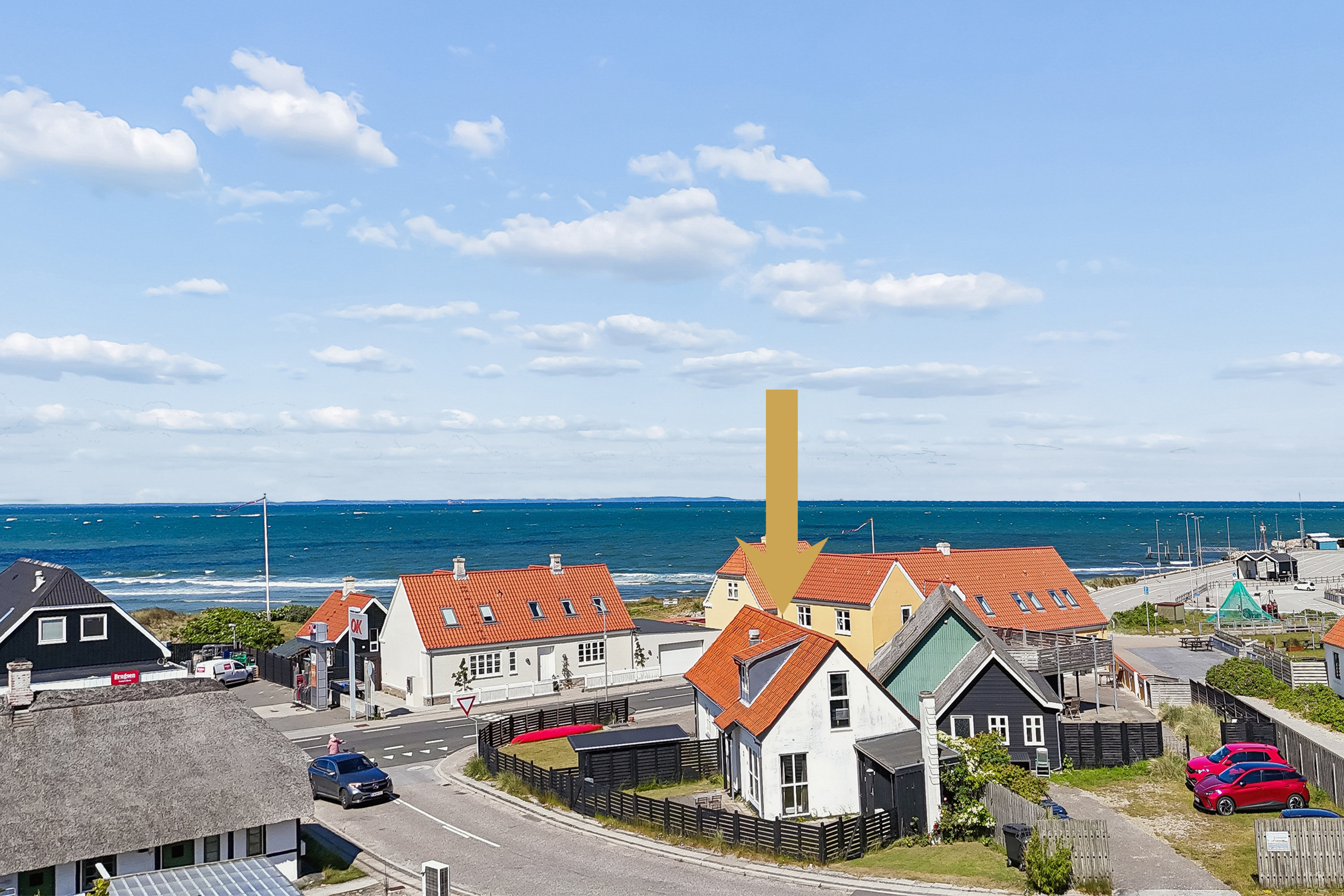 Miniaturebillede 2: luftfoto. Billede af Vesterø Havnegade 3, Vesterø Havn, 9940 Læsø