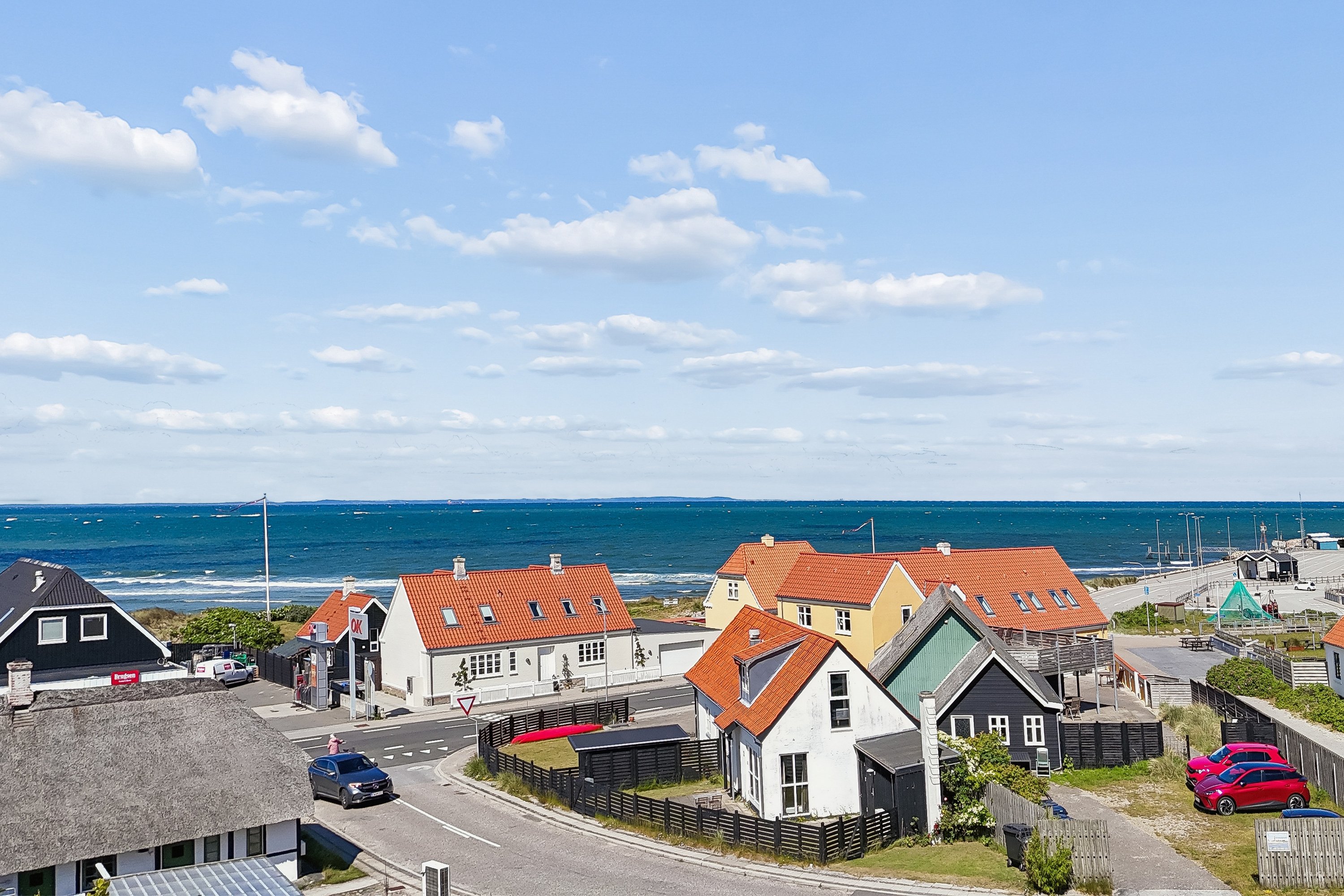 Fremhævet luftfoto billede i fuldskærmstilstand. Billede af Vesterø Havnegade 3, Vesterø Havn, 9940 Læsø