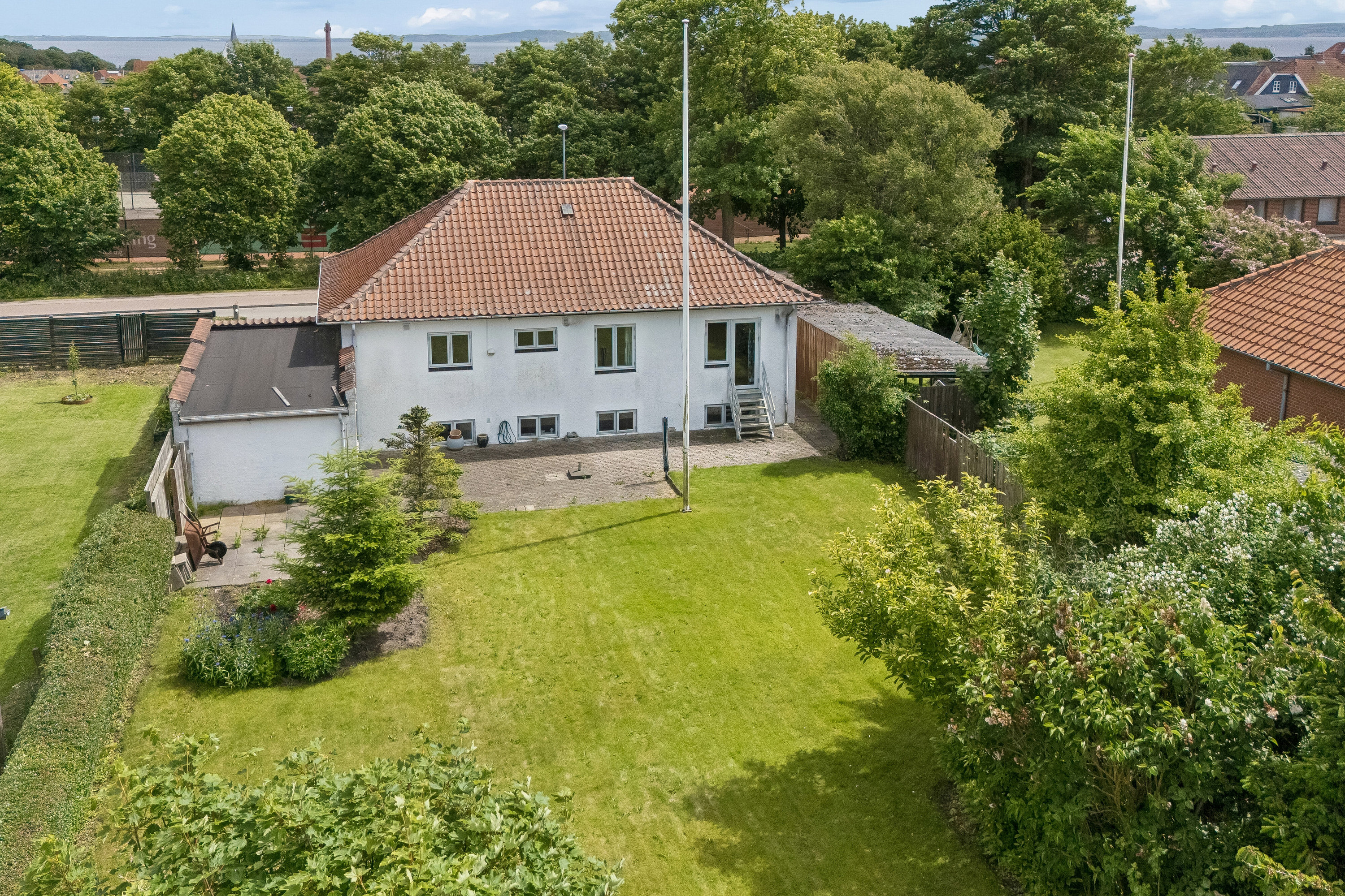 Villa: Set fra haven på Winthersmøllevej 11, Tingstrup, 7700 Thisted