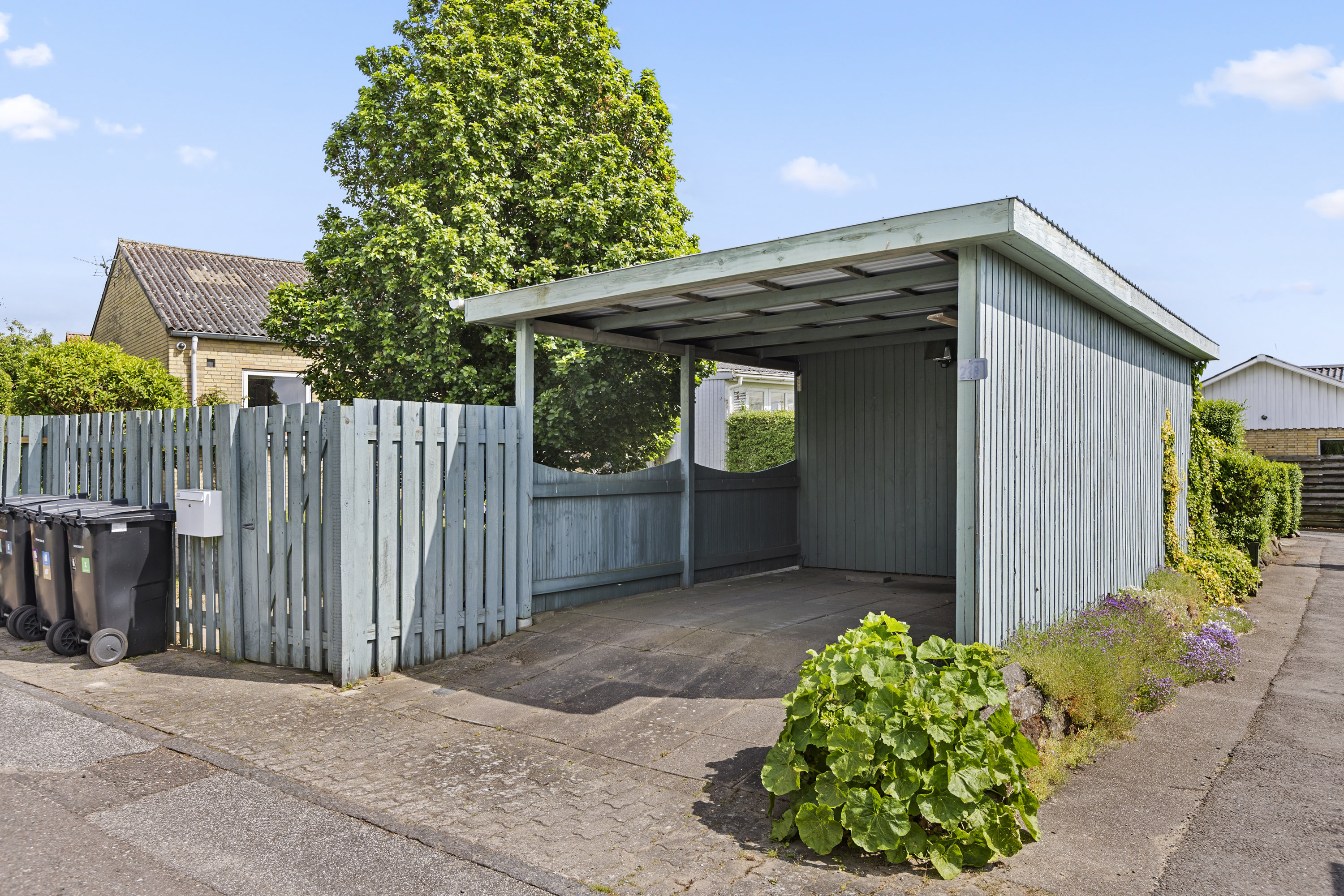 Fremhævet carport billede i fuldskærmstilstand. Billede af Acacievej 23A, 4100 Ringsted