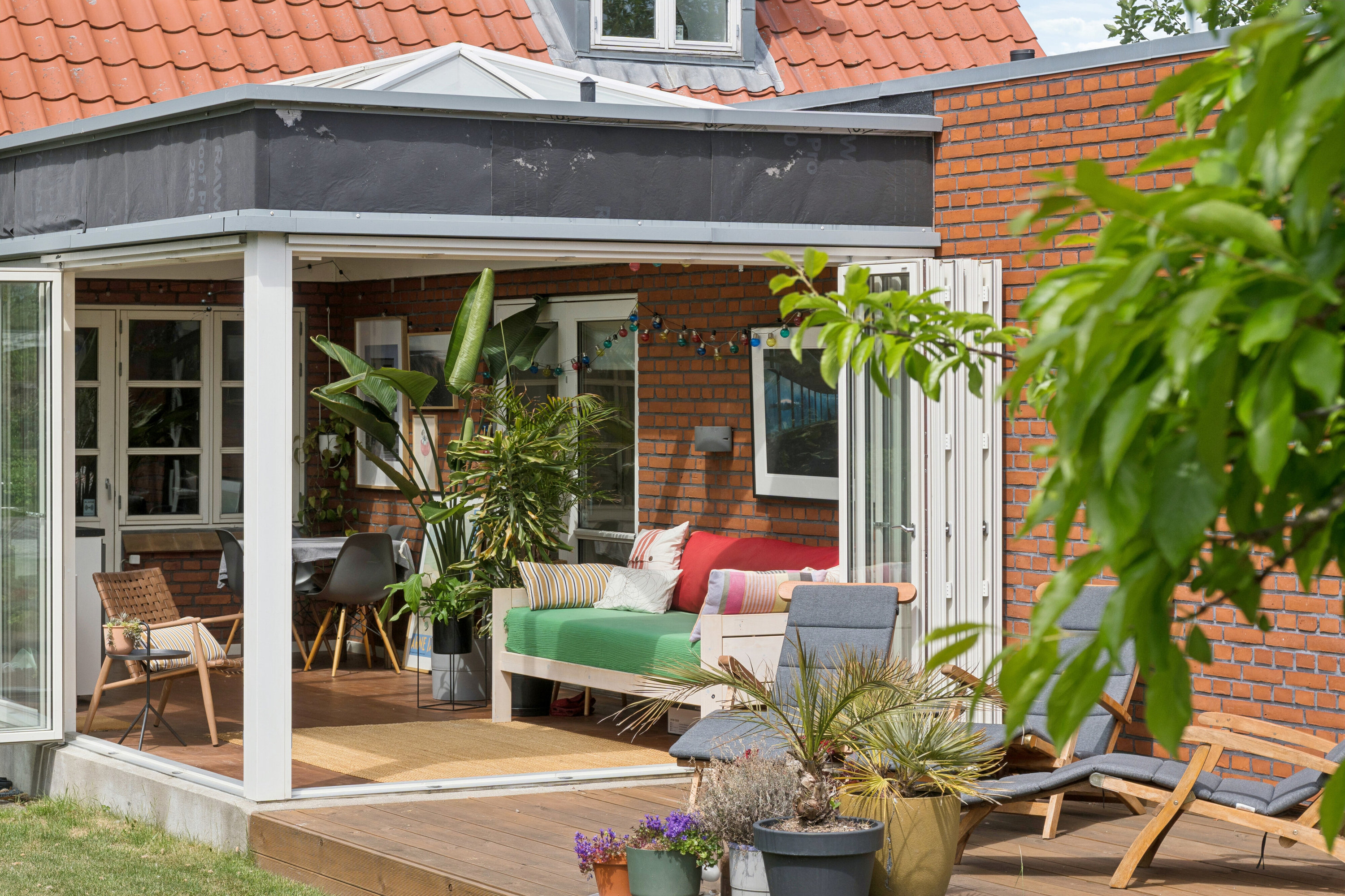 Fremhævet overdækket terrasse billede i fuldskærmstilstand. Billede af Holmevej 143, 8270 Højbjerg