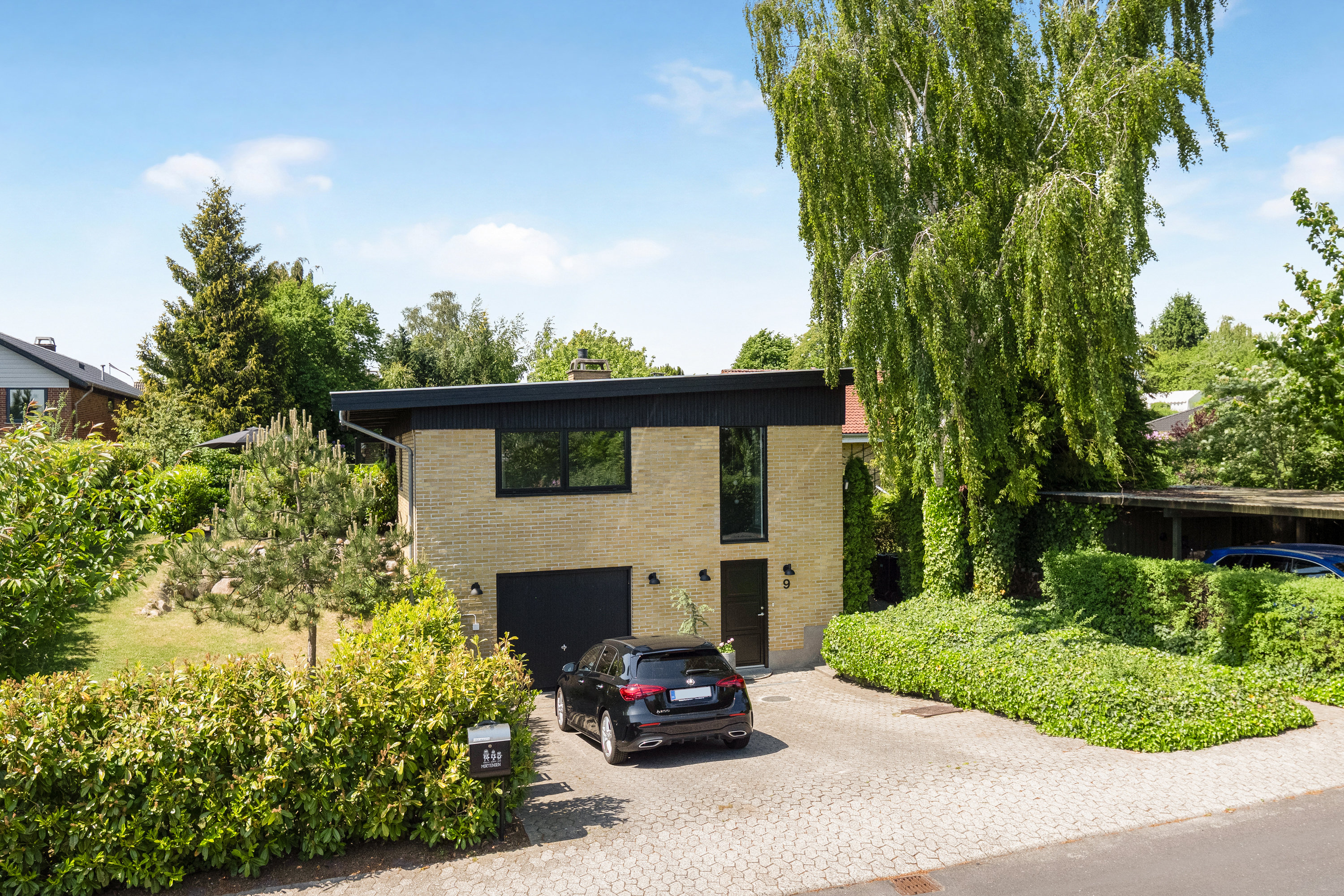 Villa: Facade på Kærvænget 9, 2750 Ballerup