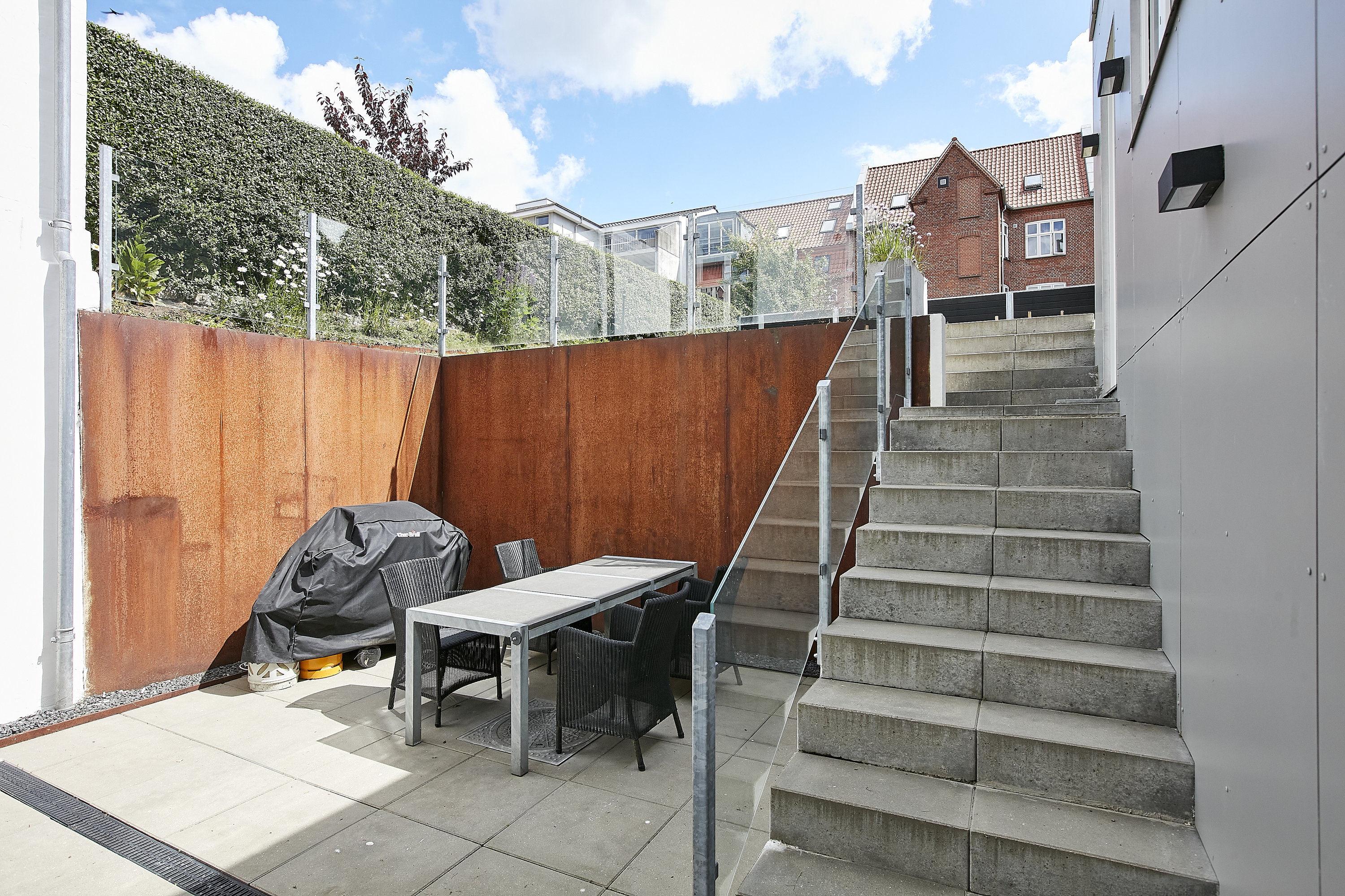 Fremhævet terrasse billede i fuldskærmstilstand. Billede af Kpt Andersens Gade 2, 8700 Horsens