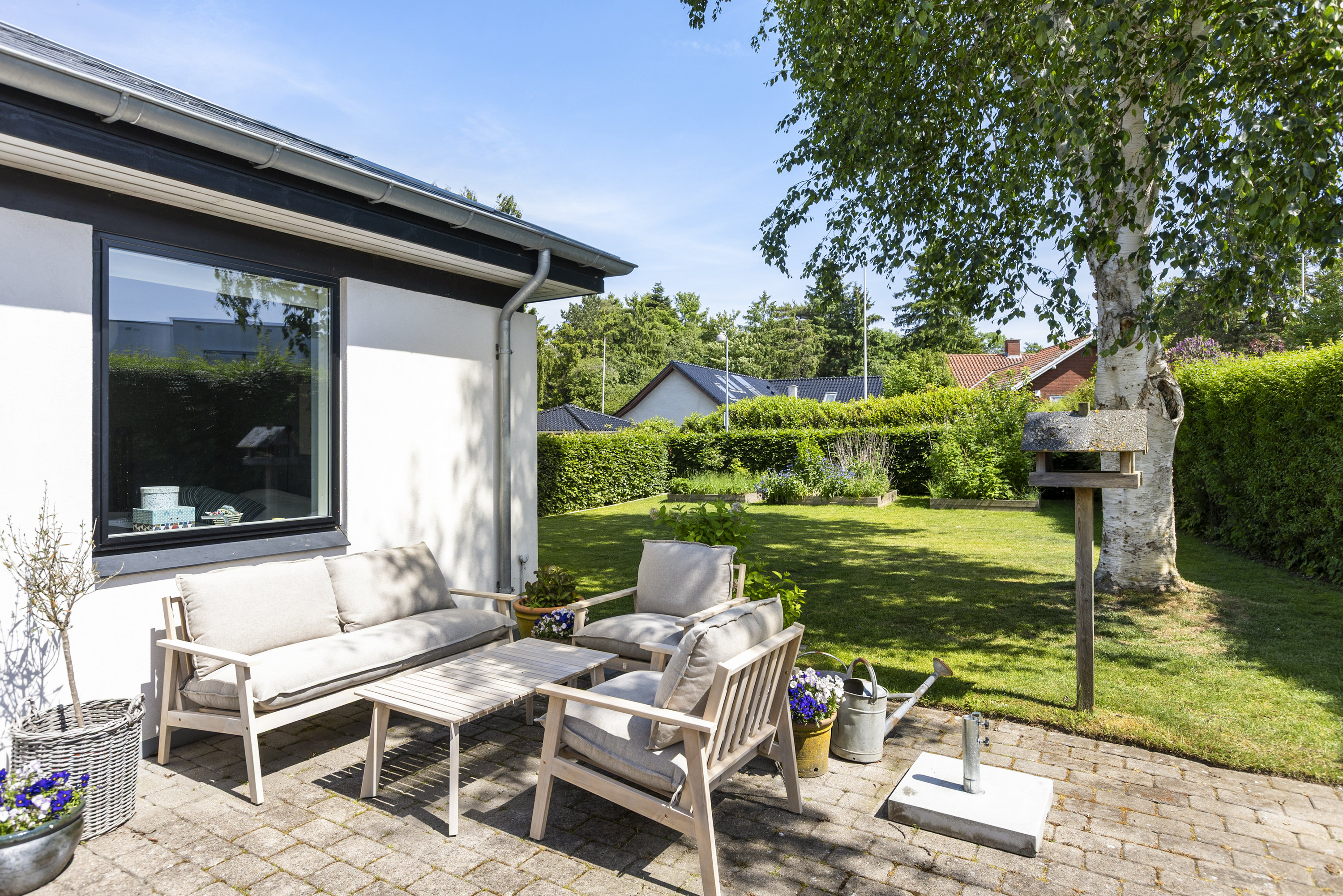 Fremhævet terrasse billede i fuldskærmstilstand. Billede af Birkevænget 14, 4200 Slagelse