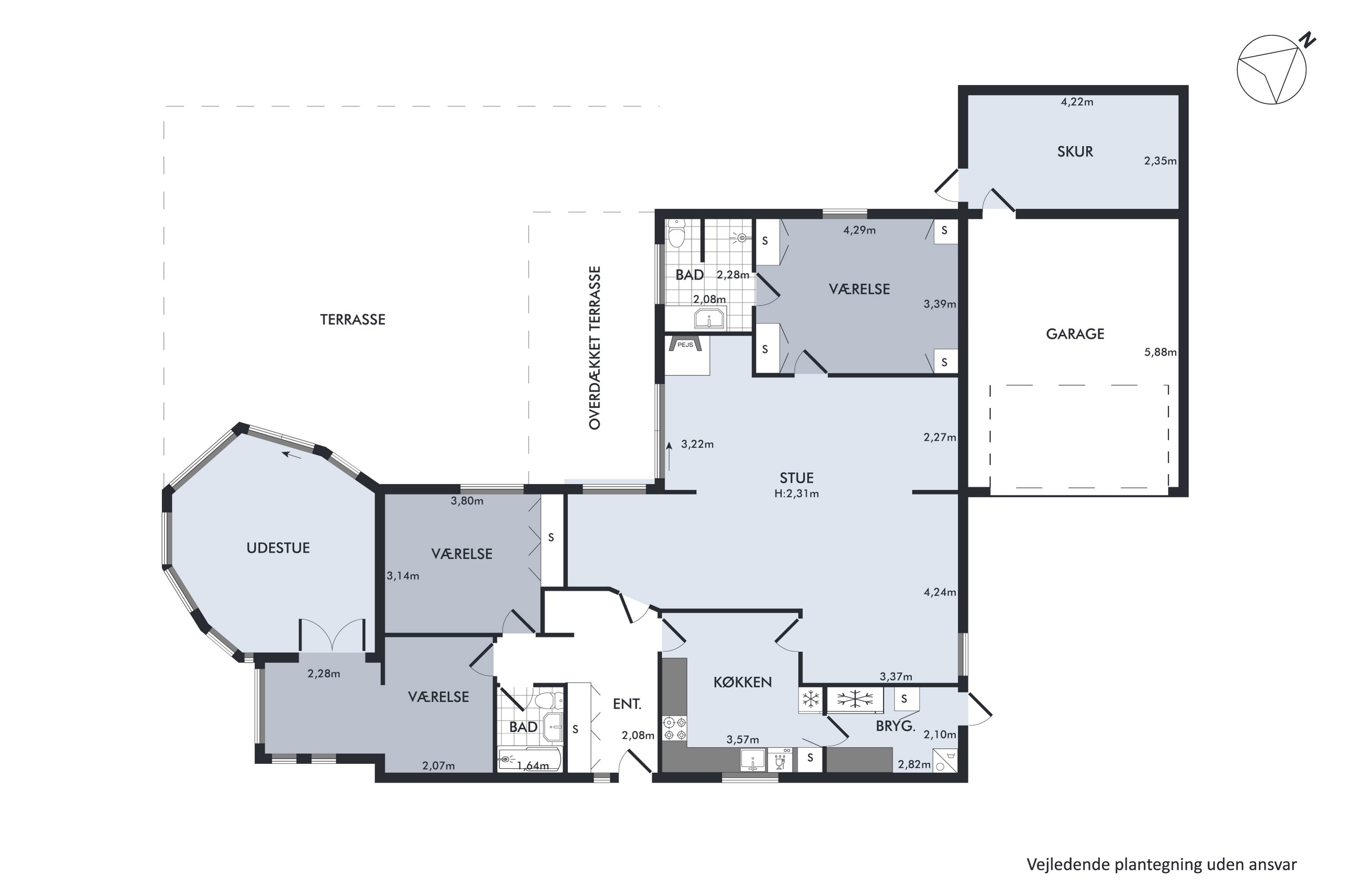 Plantegninger billede af Bekkasinvej 2, Snestrup, 5210 Odense NV
