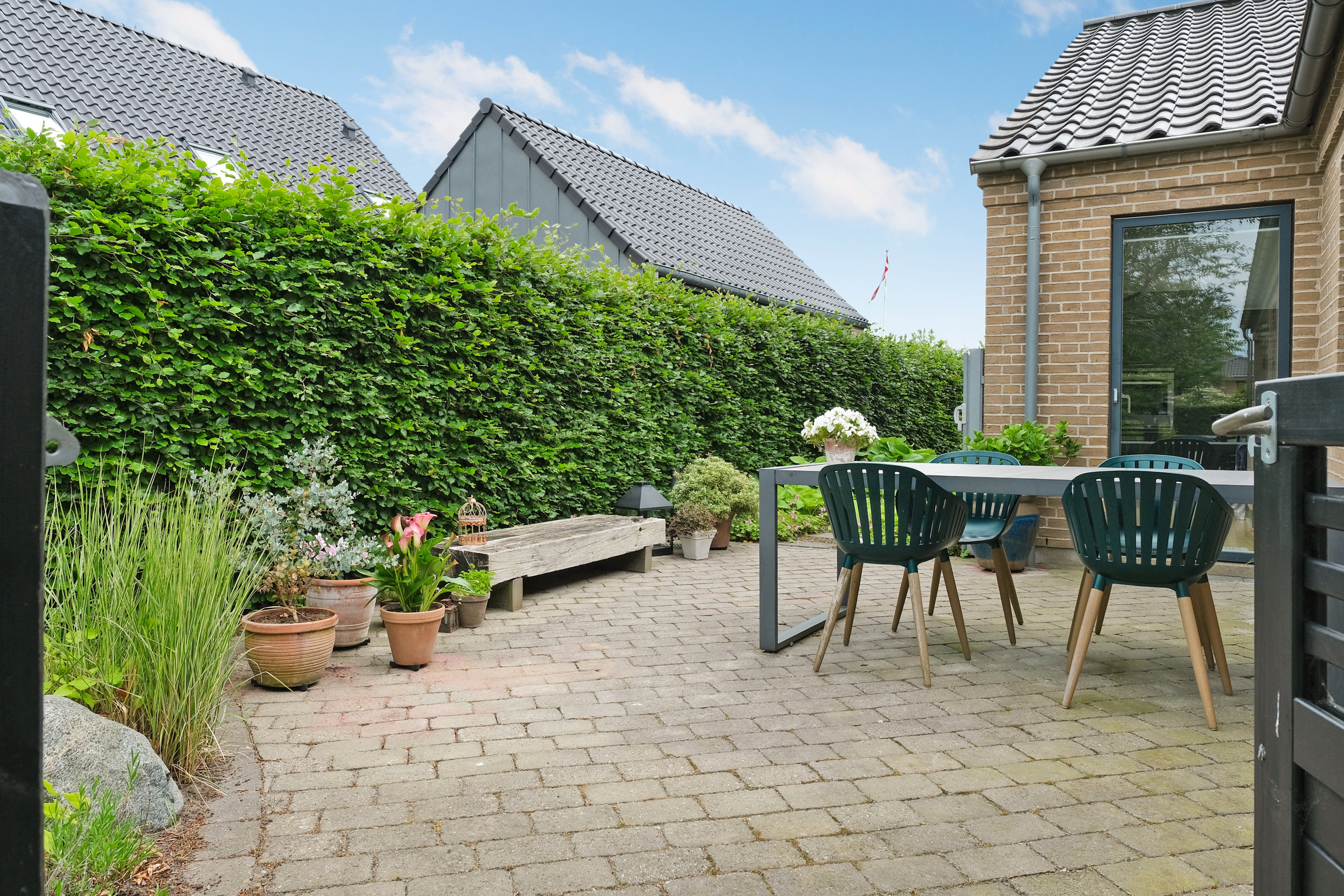 Fremhævet terrasse billede i fuldskærmstilstand. Billede af Rømøvænget 35, 5500 Middelfart