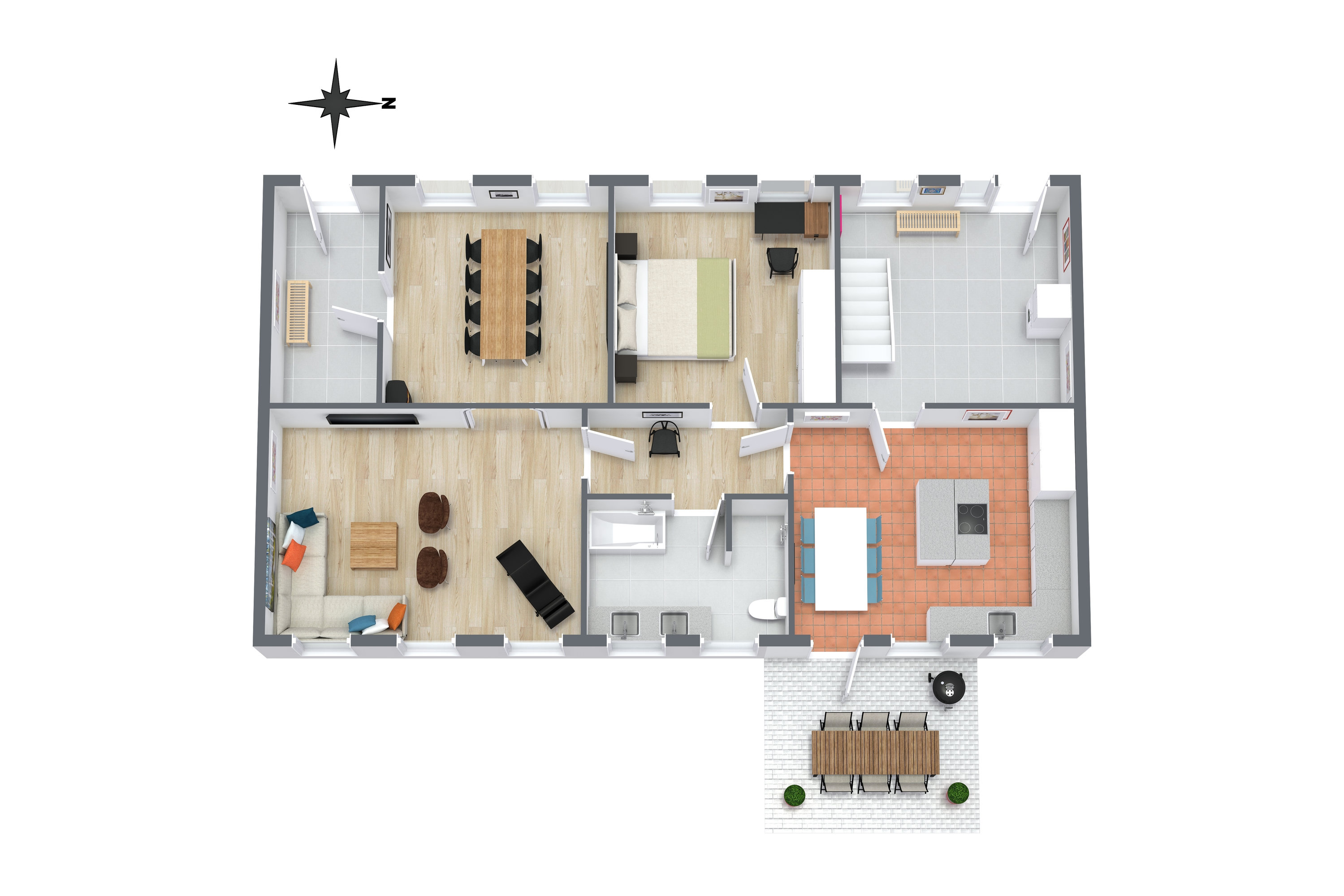 Plantegninger billede af Hørbylundvej 111, Stenhøj, 9900 Frederikshavn