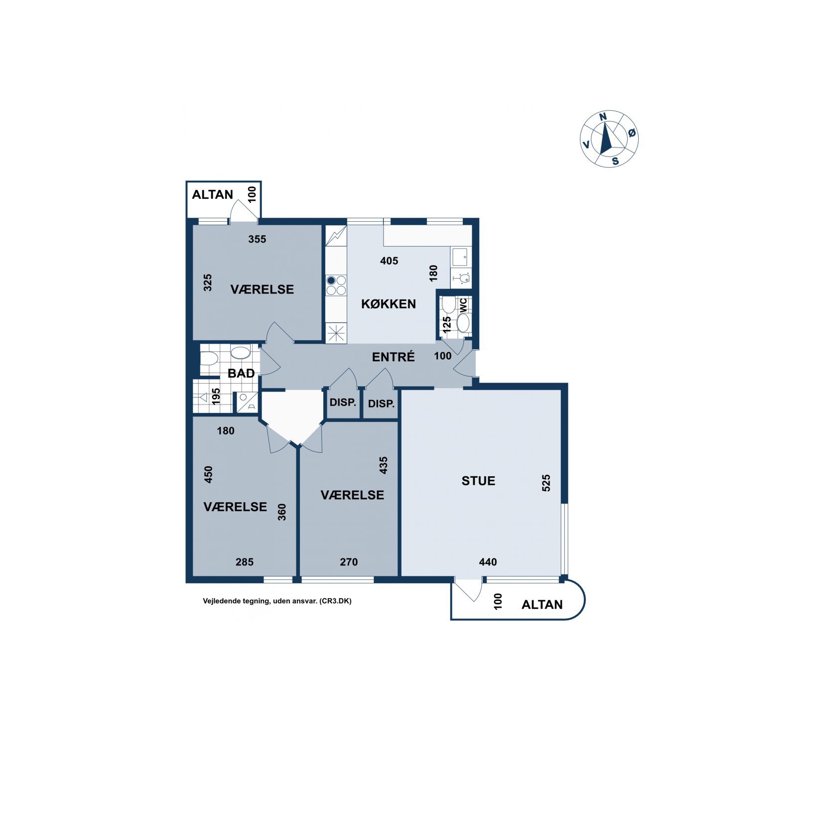 Plantegninger billede af Roskildevej 148A, 1., 2500 Valby