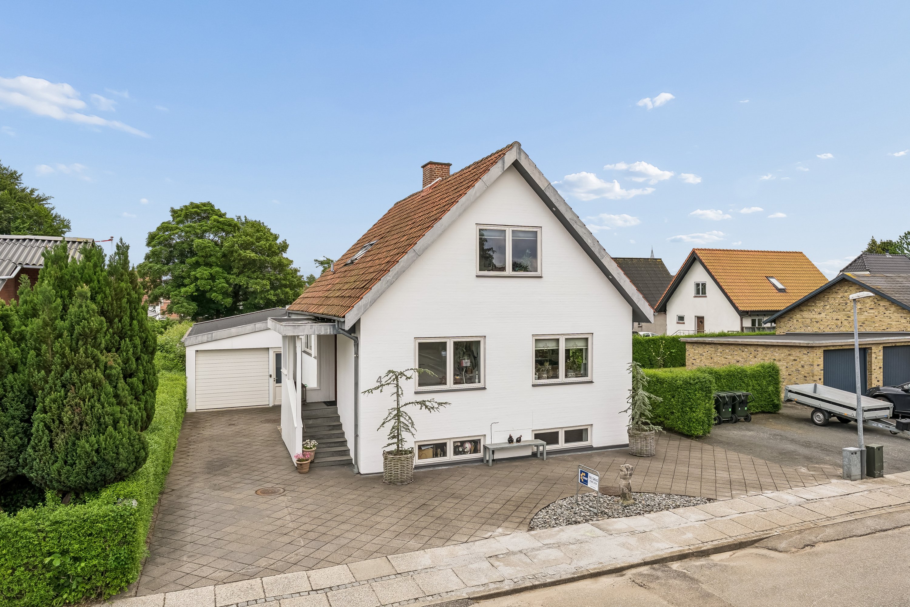 Villa: Ejendommen på Hedebogade 4, 8722 Hedensted