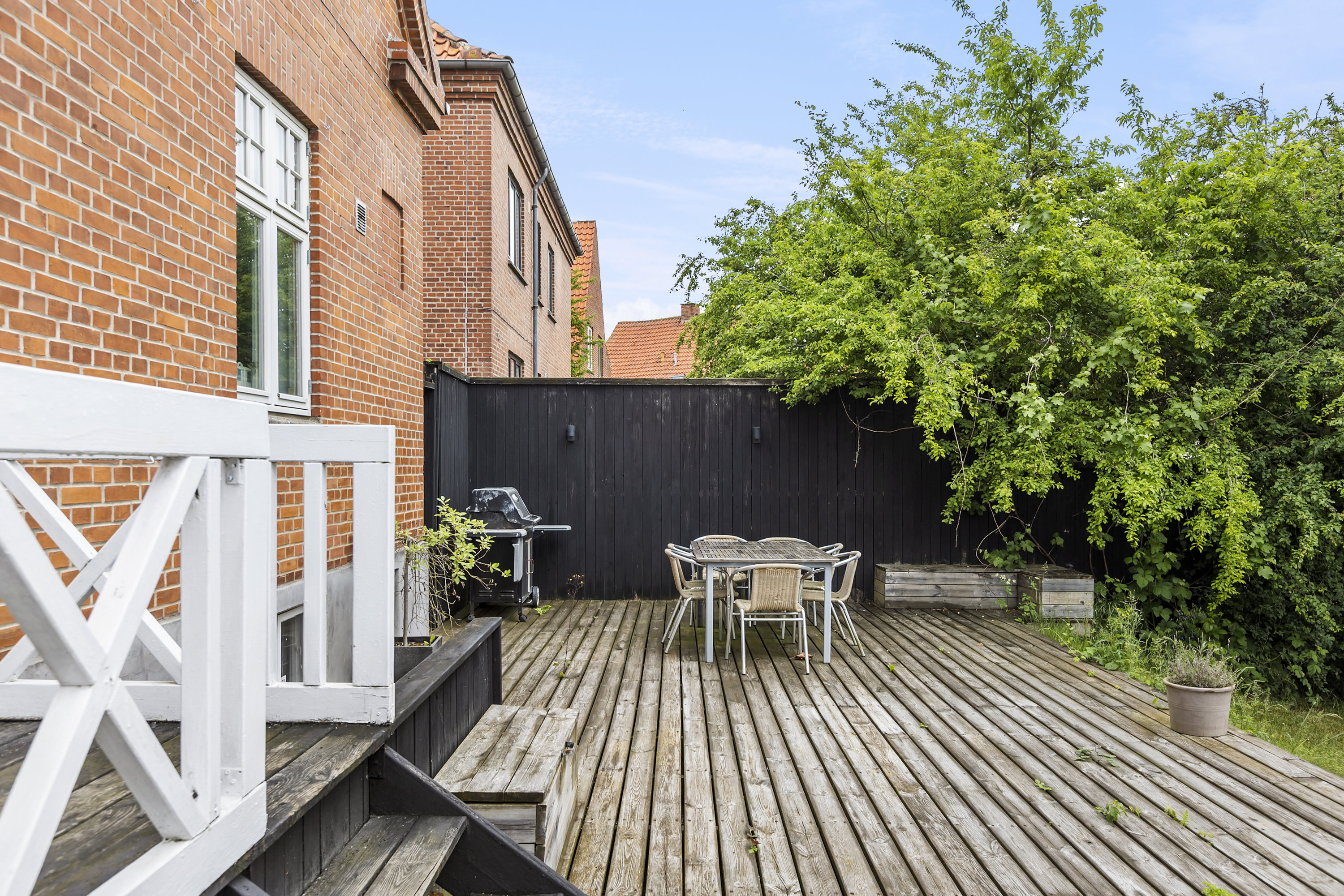 Fremhævet terrasse billede i fuldskærmstilstand. Billede af Holbergsgade 54, 4200 Slagelse