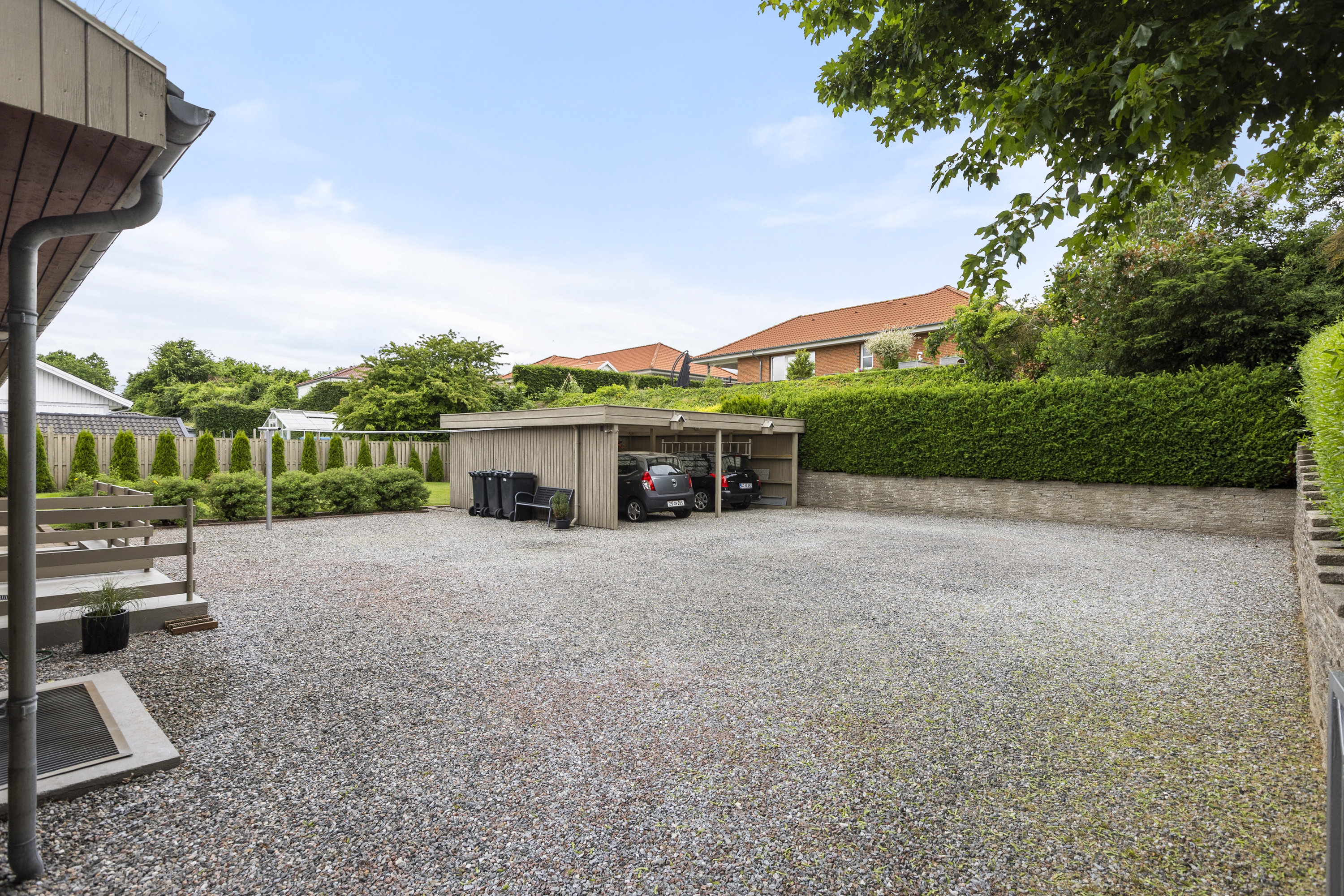 Fremhævet carport billede i fuldskærmstilstand. Billede af Agerhønevej 20, 4200 Slagelse