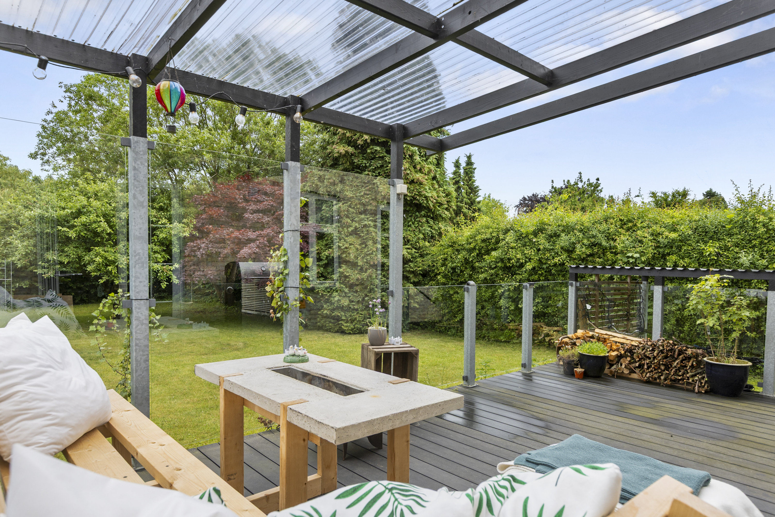 Fremhævet terrasse billede i fuldskærmstilstand. Billede af Herluf Trollesvej 38, 4200 Slagelse