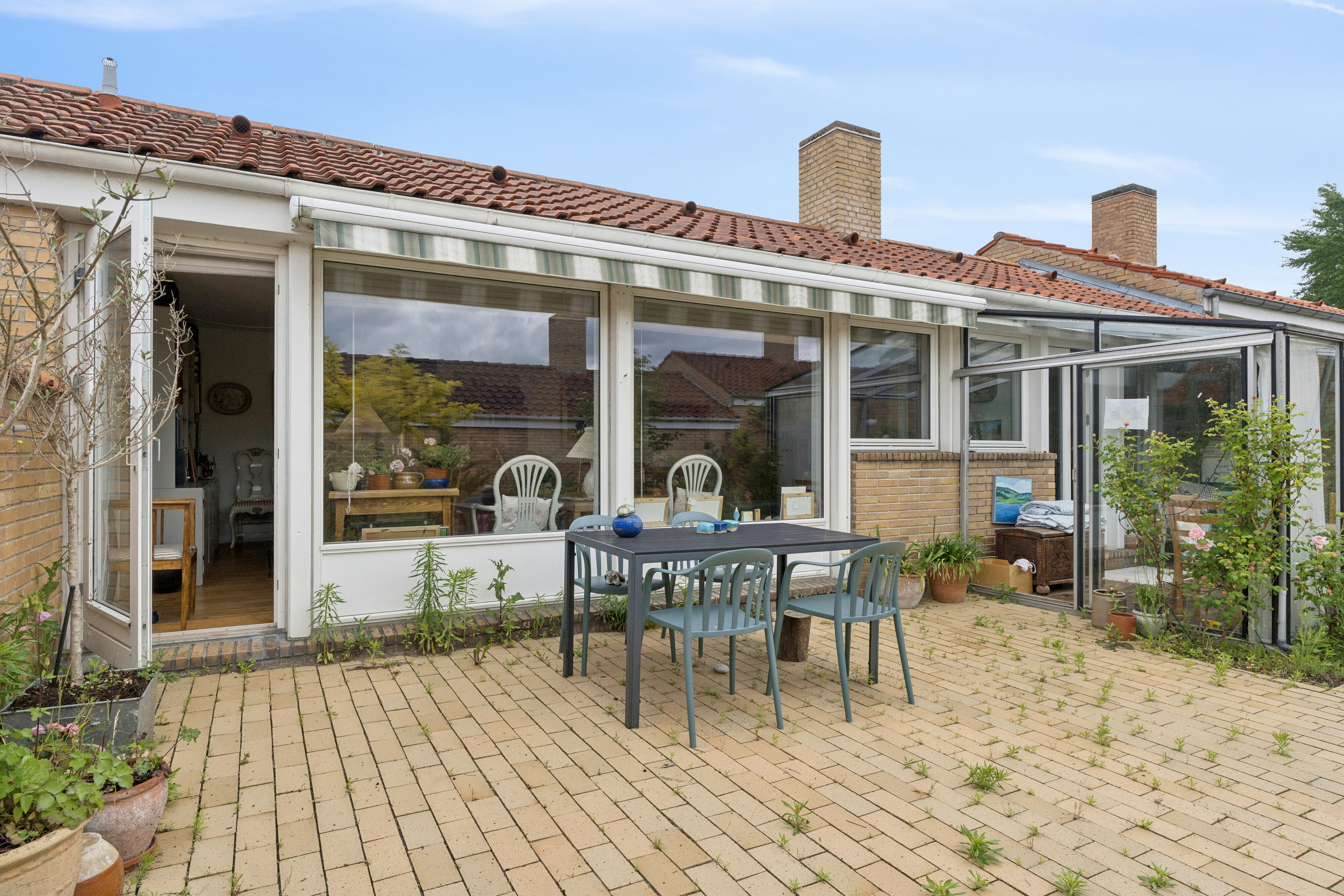 Miniaturebillede 1: terrasse. Billede af Åtoften 46, 2990 Nivå