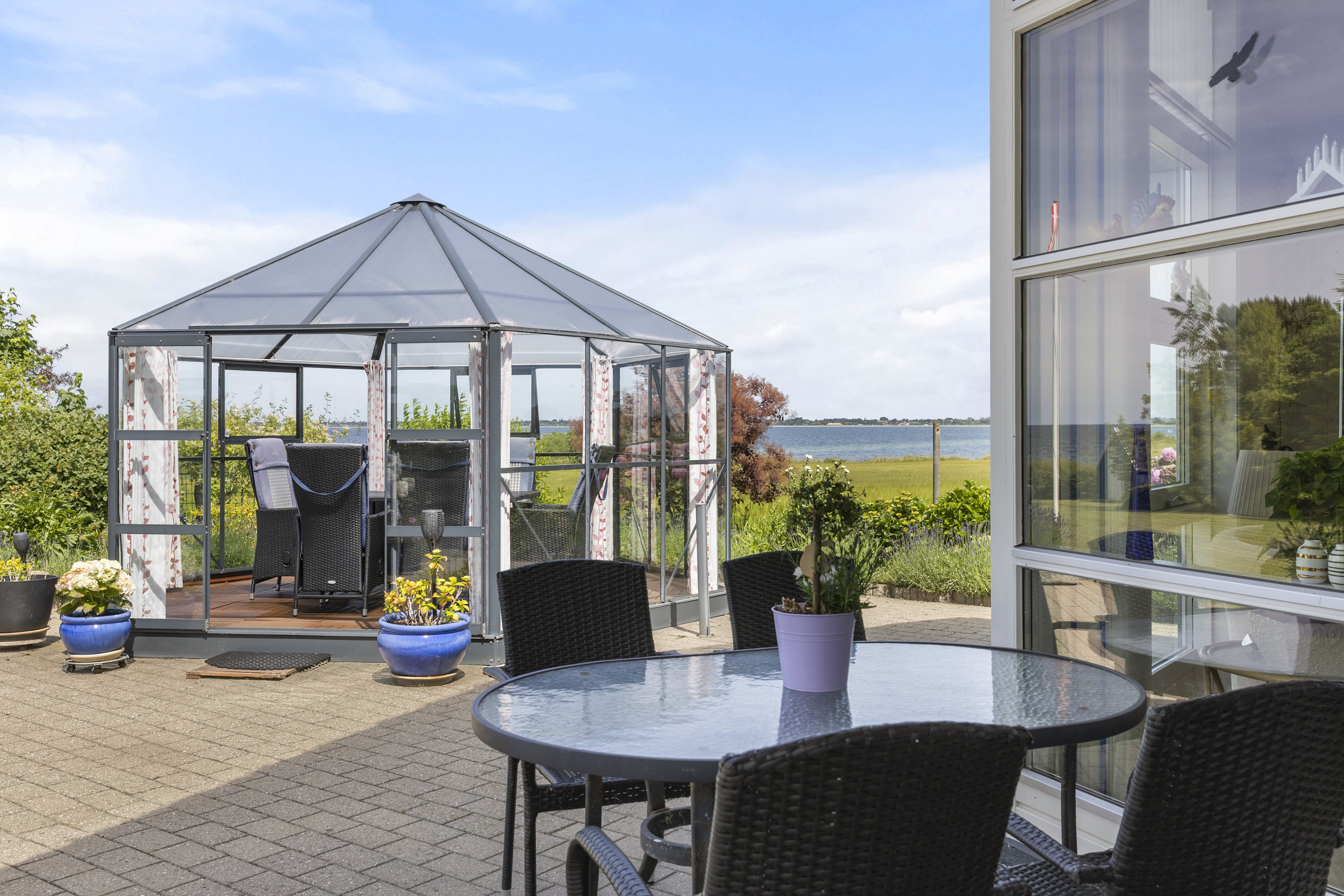 Fremhævet terrasse billede i fuldskærmstilstand. Billede af Strandgårdsvej 26, 4220 Korsør