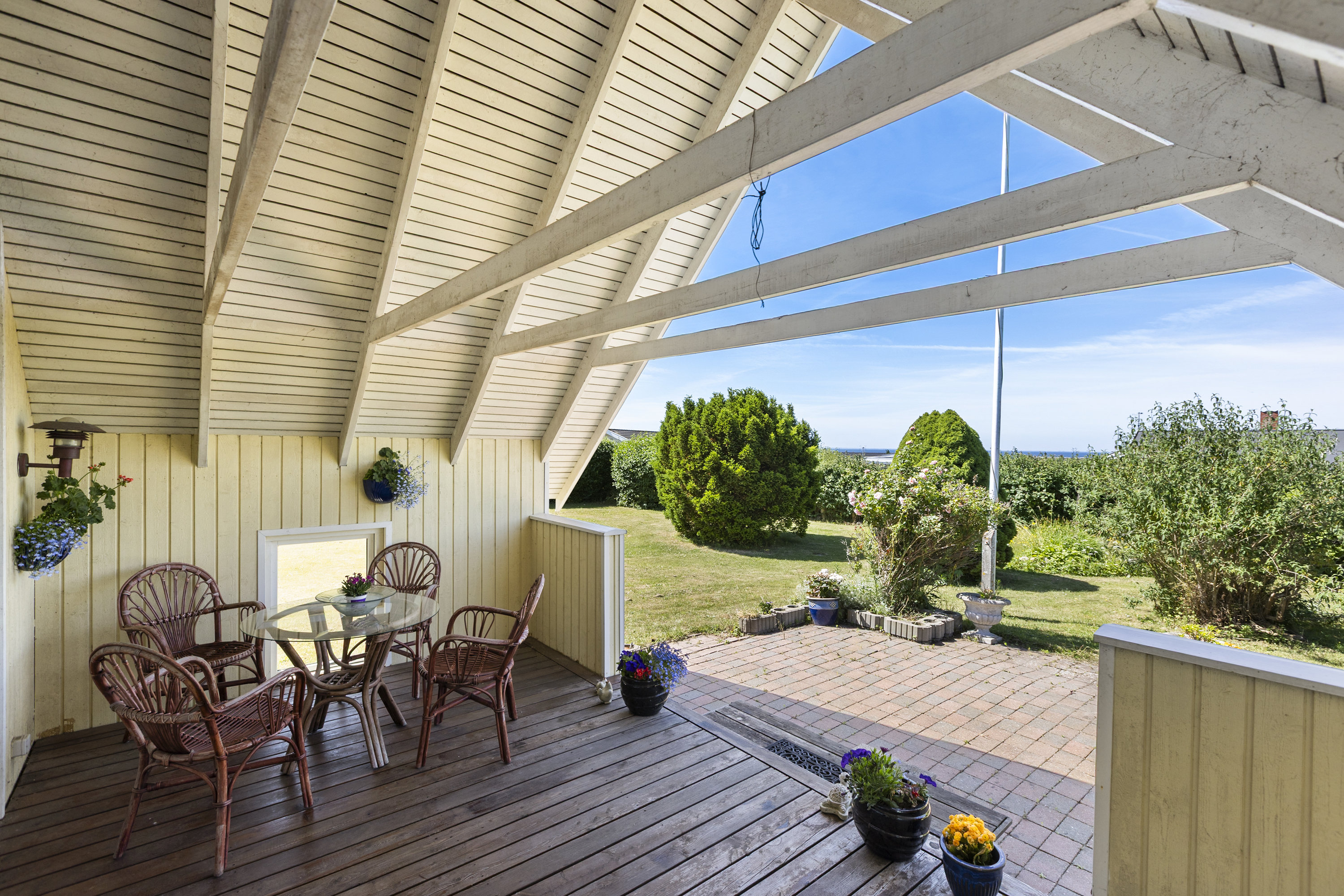 Fritidshus: Terrasse på Yrsavej 9, Drøsselbjerg, 4200 Slagelse