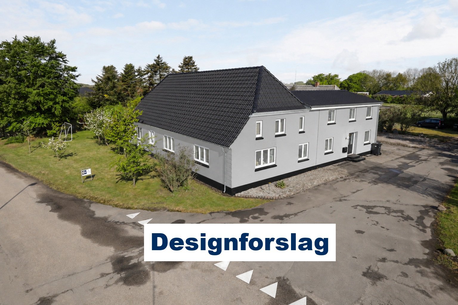 Fremhævet designforslag billede i fuldskærmstilstand. Billede af Hellufvej 3, Tåsinge, 5700 Svendborg