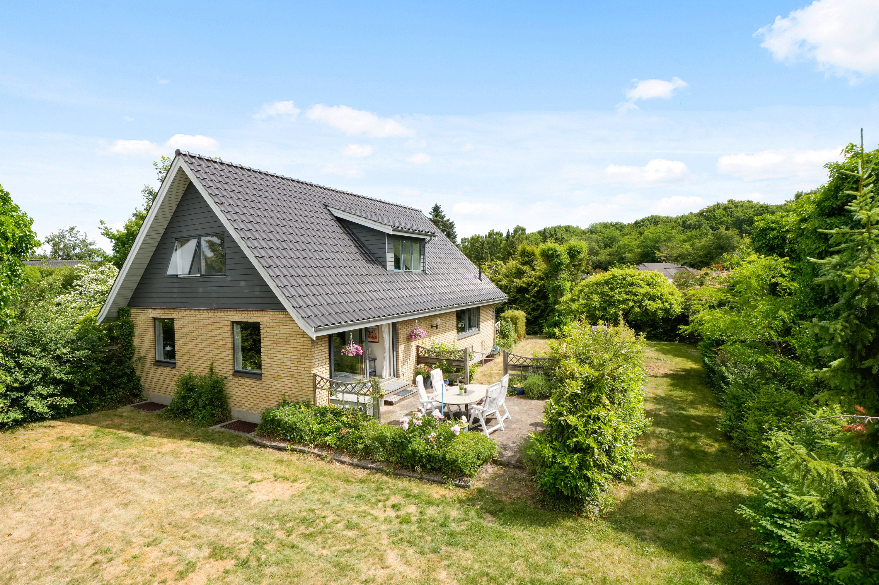Villa: Facade på Viggo Barfoeds Alle 22, 2750 Ballerup