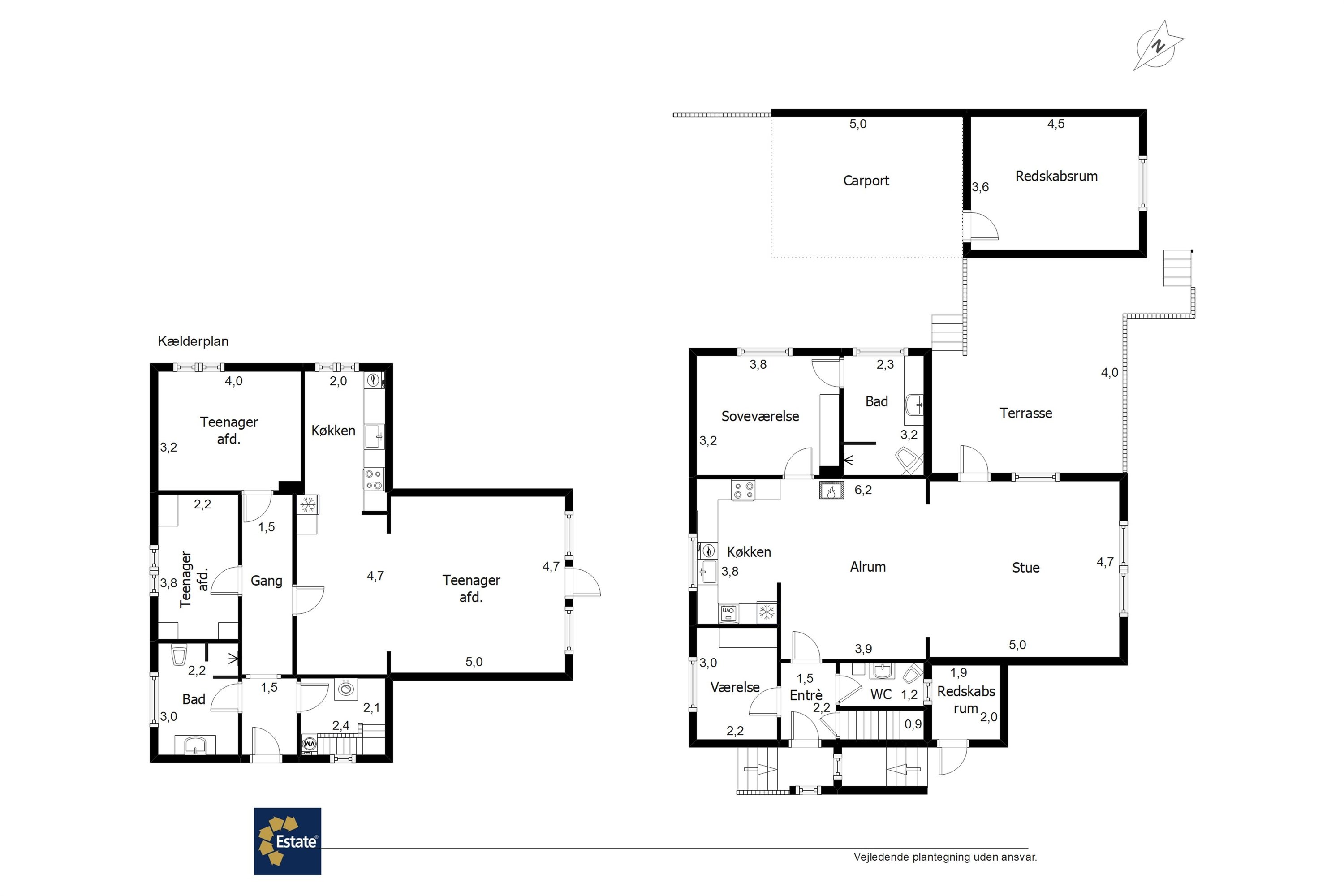 Plantegninger billede af Solskrænten 14, Varde, 6800 Varde