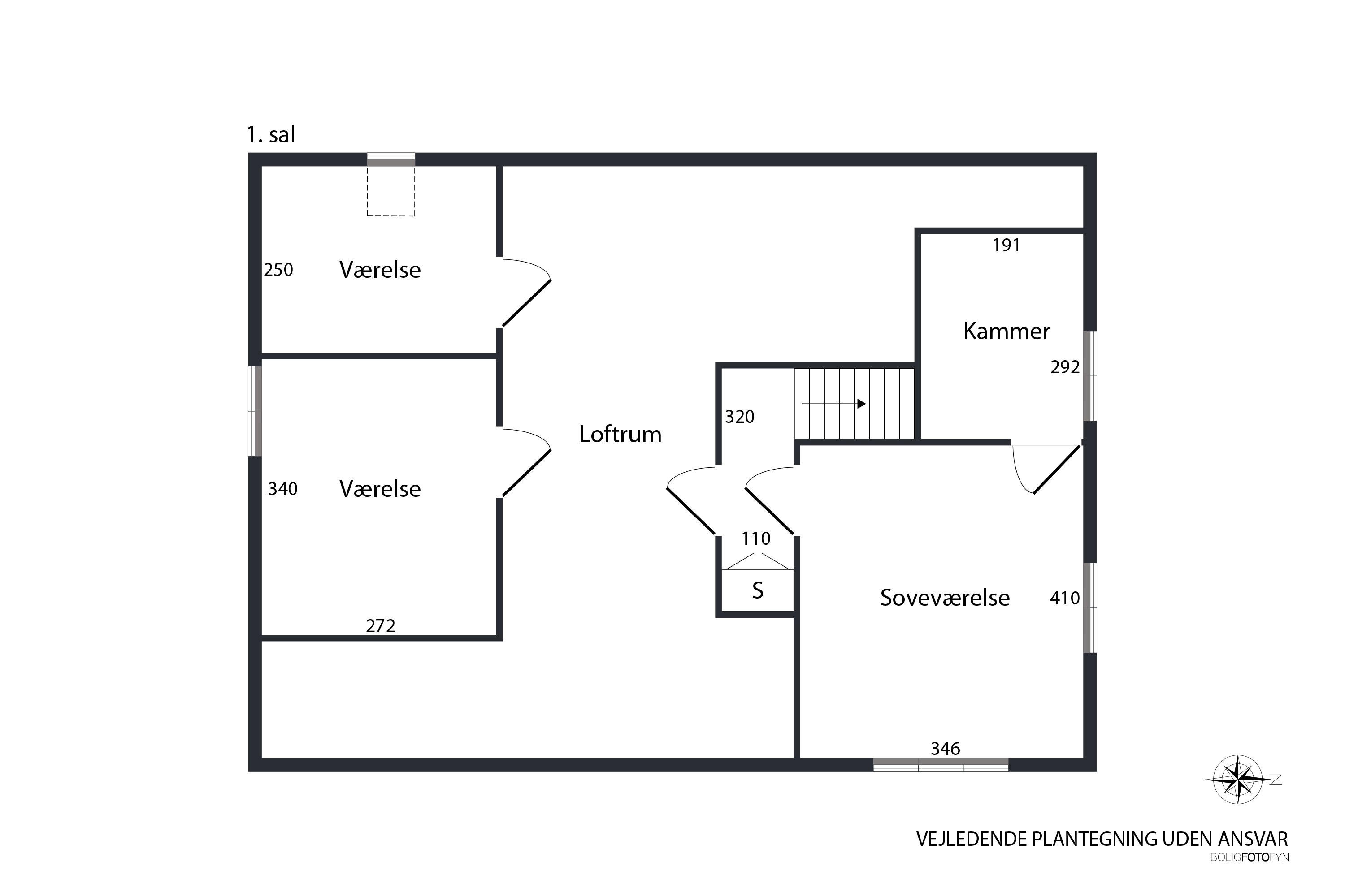Plantegninger billede af Landevejen 40, Jordløse, 5683 Haarby