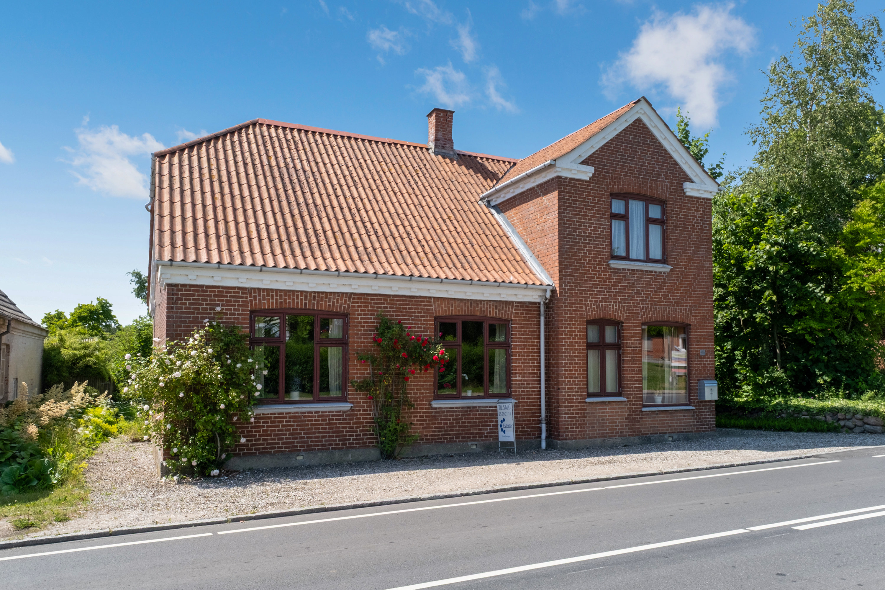 Villa: Facade på Landevejen 40, Jordløse, 5683 Haarby