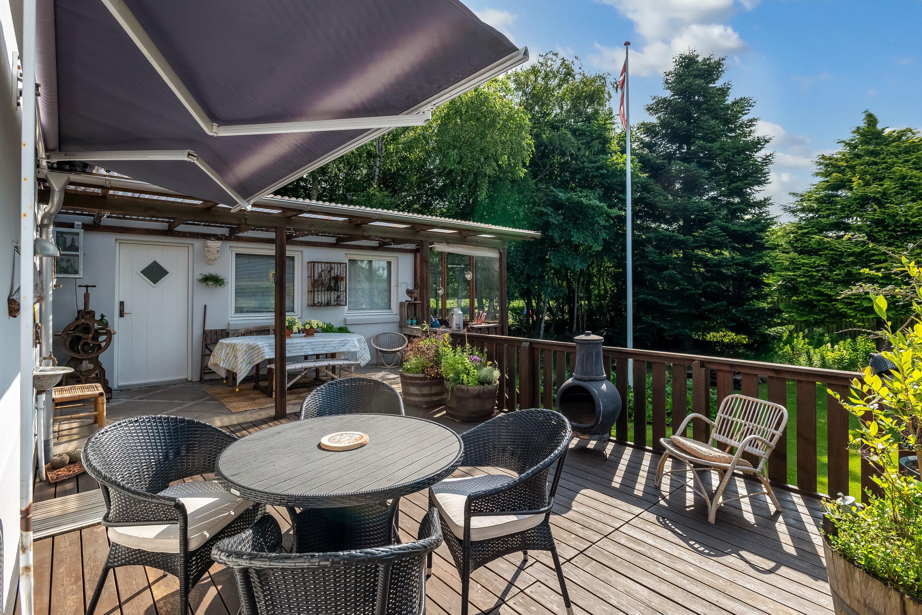 Miniaturebillede 2: terrasse. Billede af Skivevej 110, 7500 Holstebro