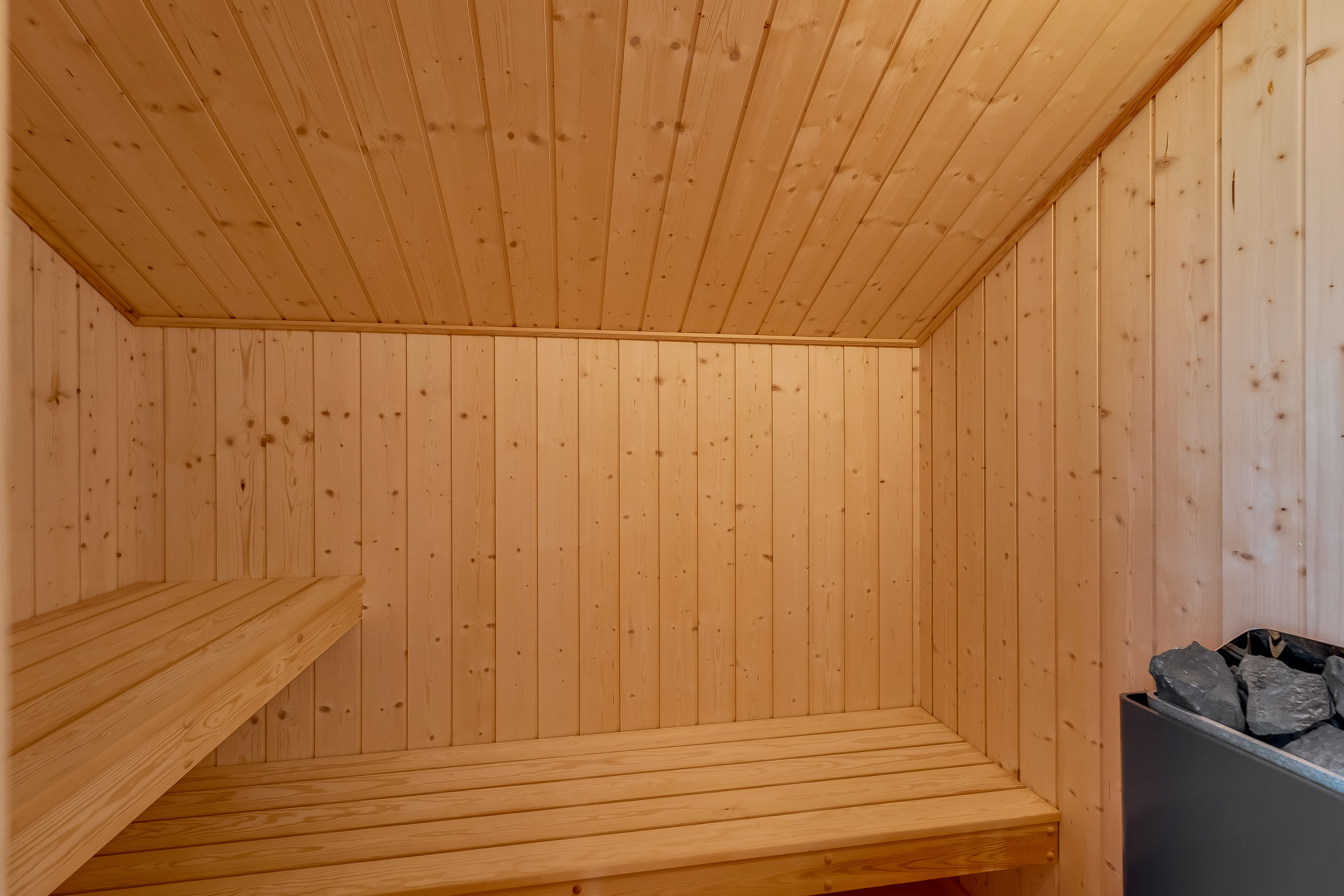 Fremhævet sauna billede i fuldskærmstilstand. Billede af Bientjevej 18, 4873 Væggerløse