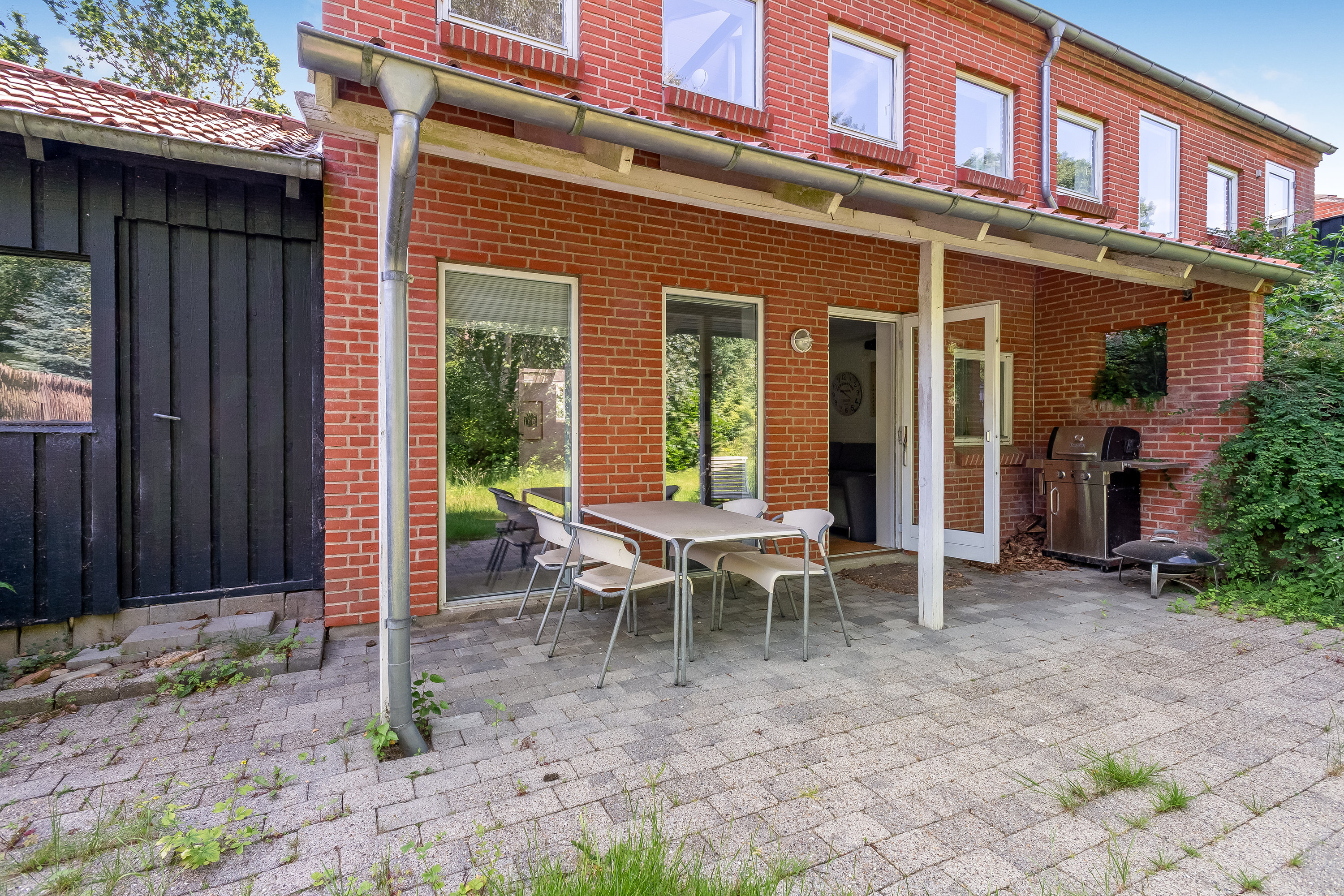Fremhævet overdækket terrasse billede i fuldskærmstilstand. Billede af Tjørnevej 40, Mejdal, 7500 Holstebro