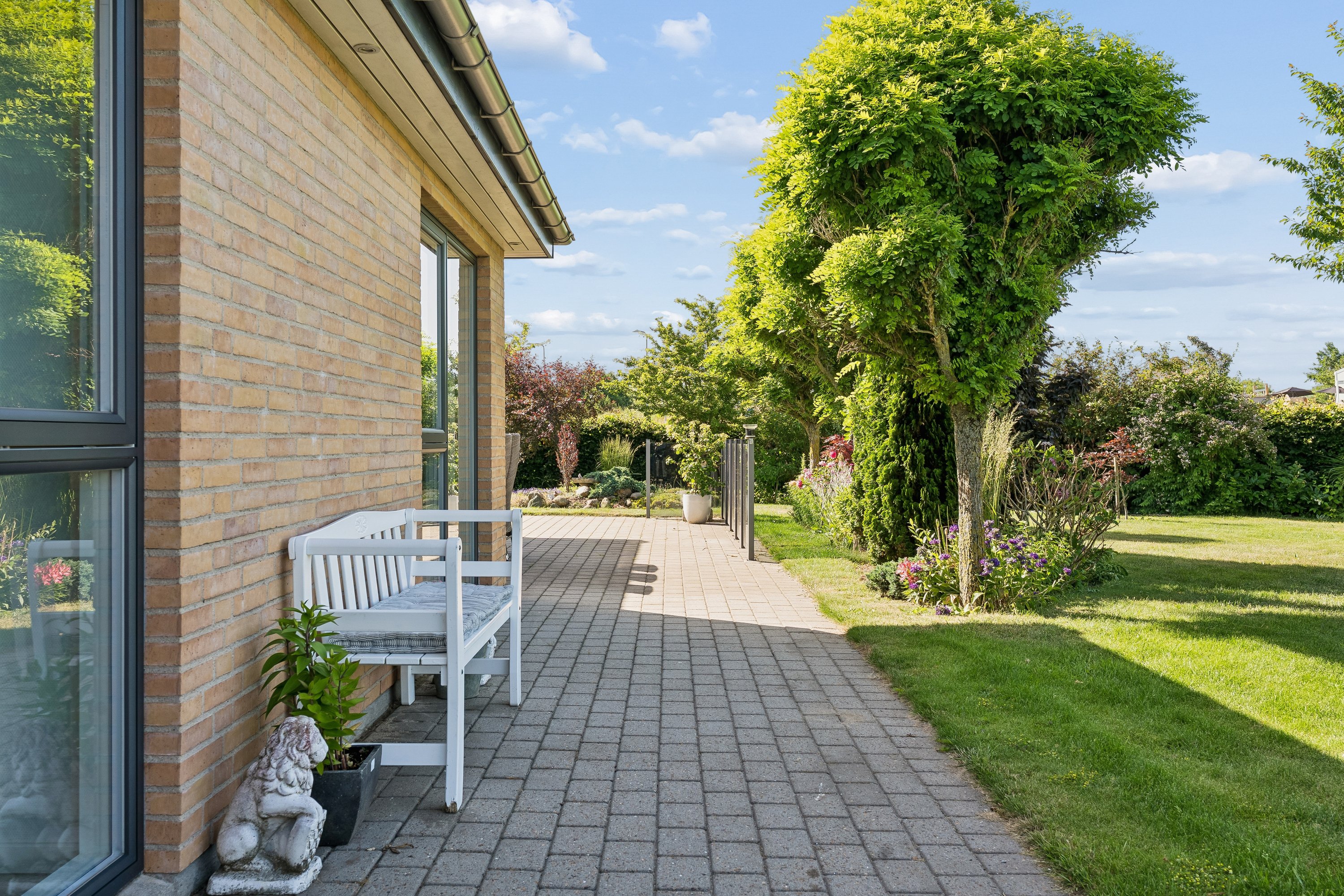 Fremhævet terrasse billede i fuldskærmstilstand. Billede af Tangbroen 7, 8722 Hedensted