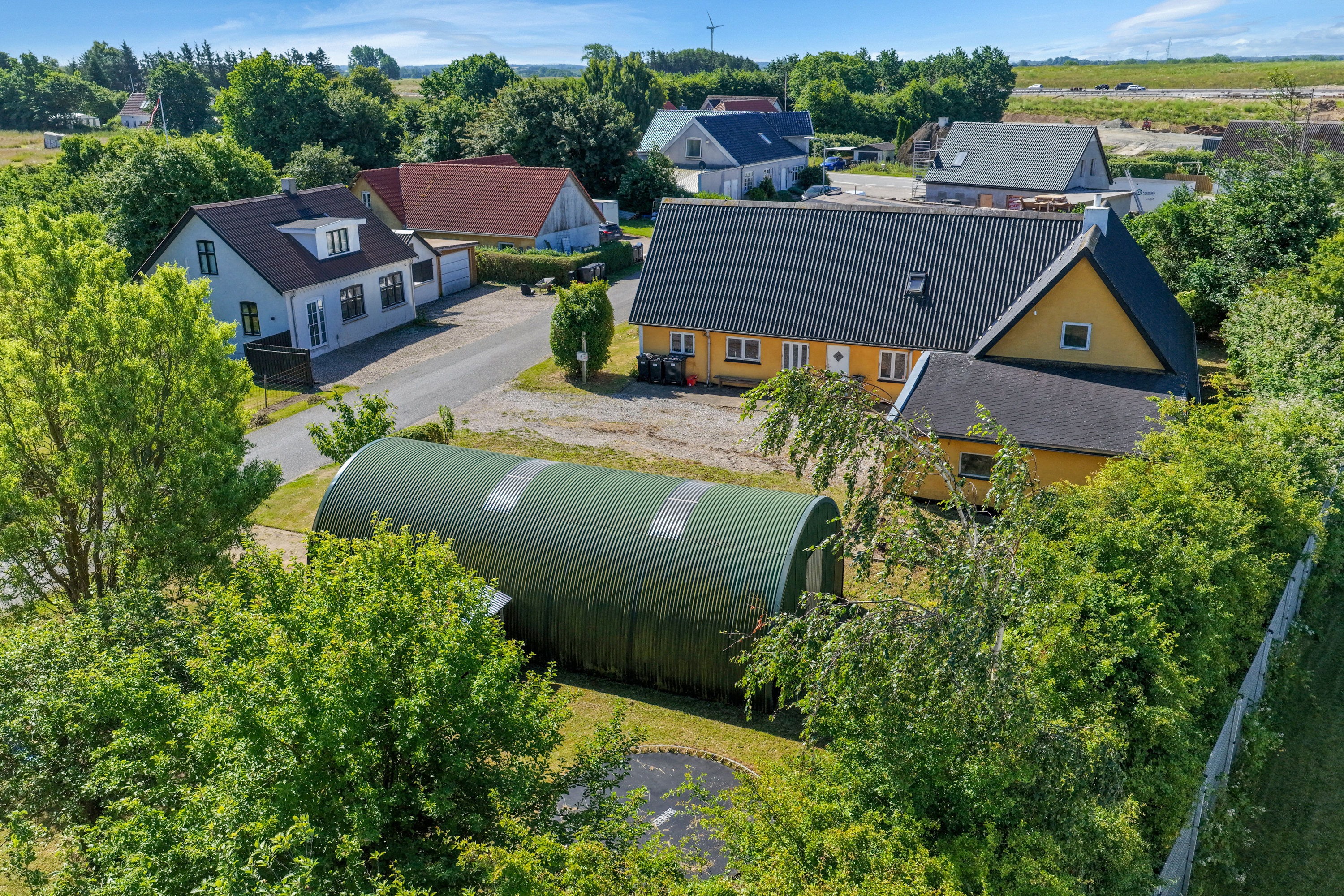 Fremhævet luftfoto billede i fuldskærmstilstand. Billede af Langgyden 22, Asperup Mark, 5580 Nørre Aaby