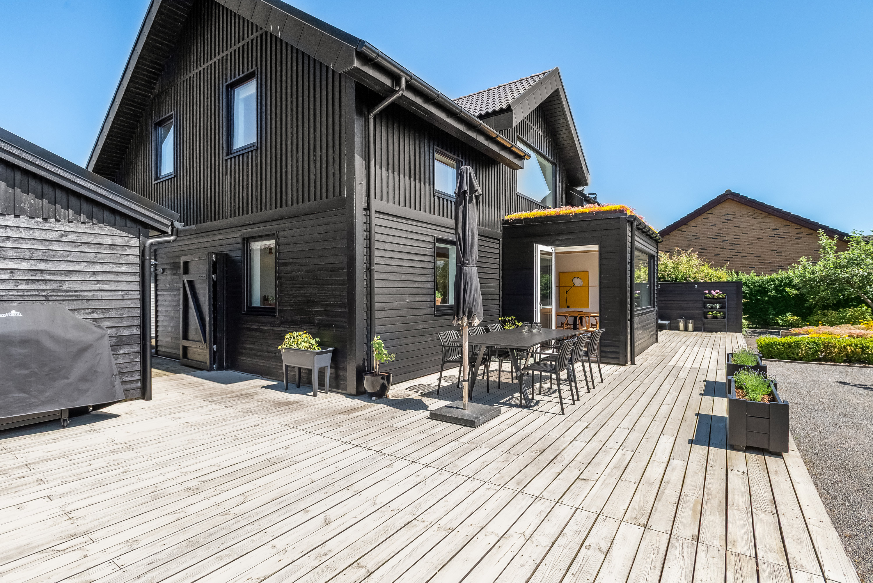 Fremhævet terrasse billede i fuldskærmstilstand. Billede af Flintøksen 5, Mejrup, 7500 Holstebro