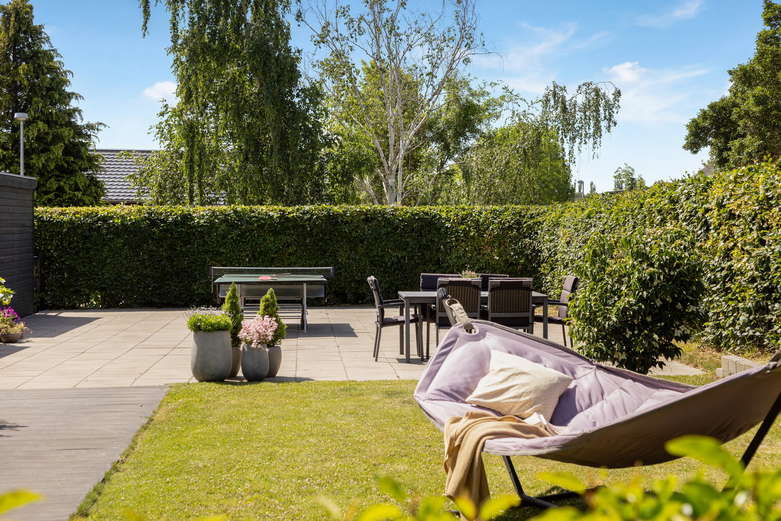 Fremhævet terrasse billede i fuldskærmstilstand. Billede af Toftholmvænget 32, 2740 Skovlunde
